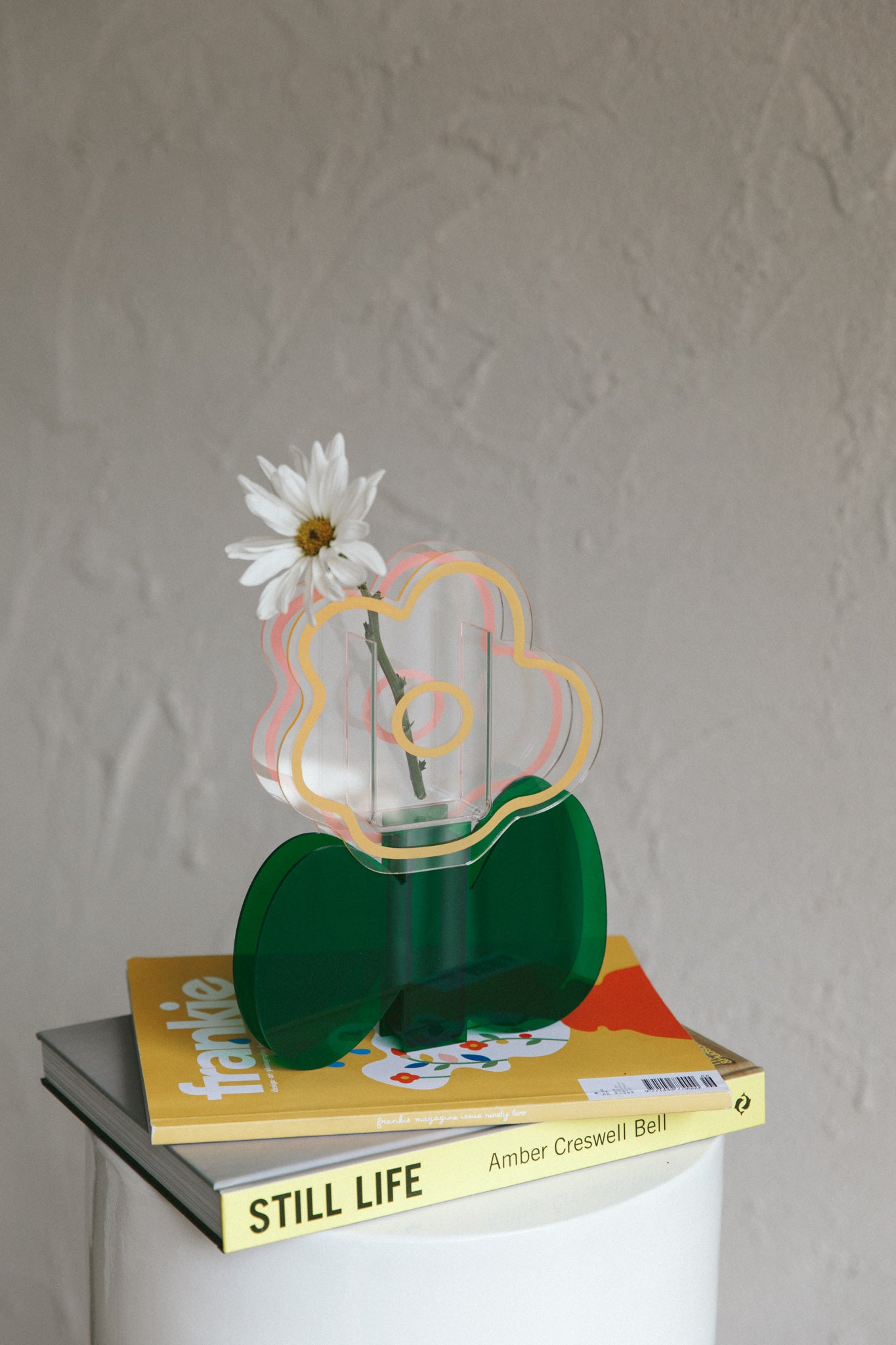 Anemone Eco-friendly Acrylic Vase Clear by Selfie Leslie