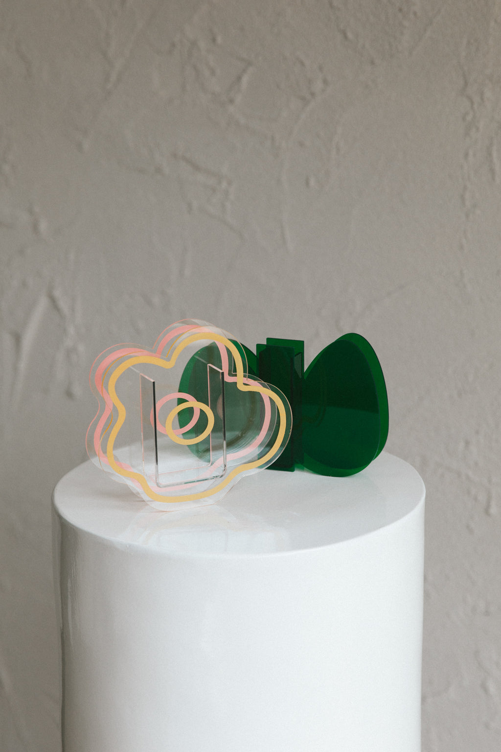Anemone Eco-friendly Acrylic Vase Clear by Selfie Leslie