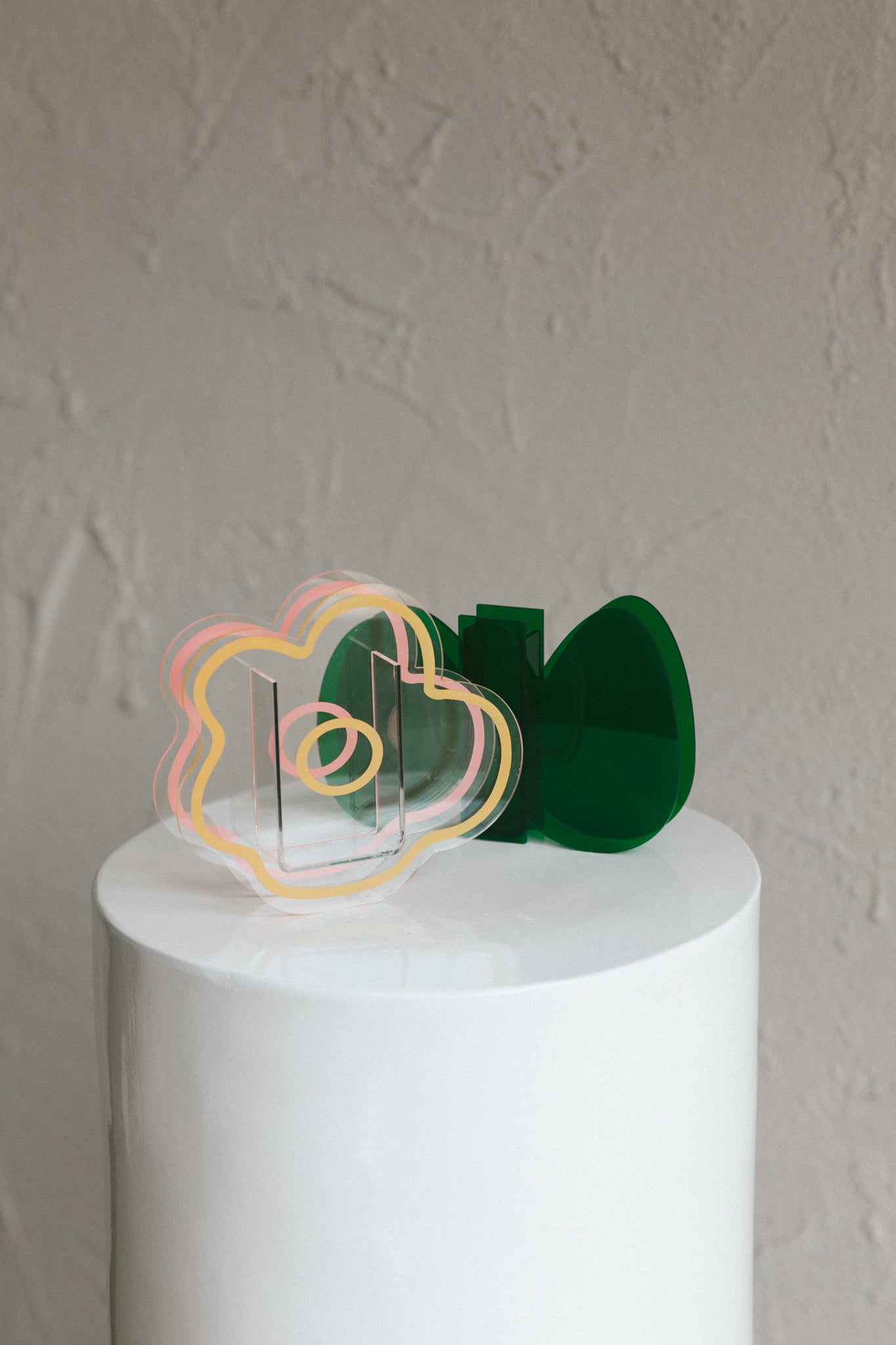 Anemone Eco-friendly Acrylic Vase Clear by Selfie Leslie