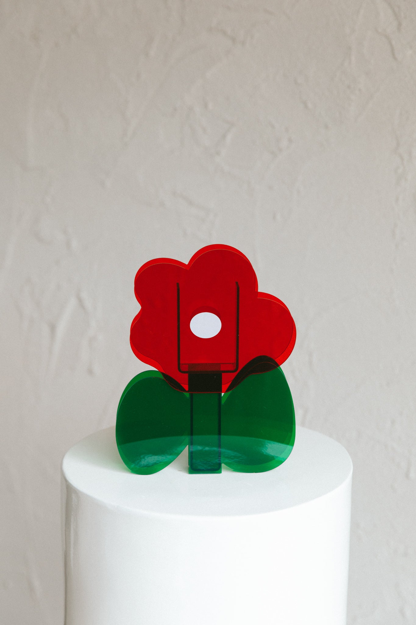 Zephyr Eco-friendly Acrylic Vase Red by Selfie Leslie