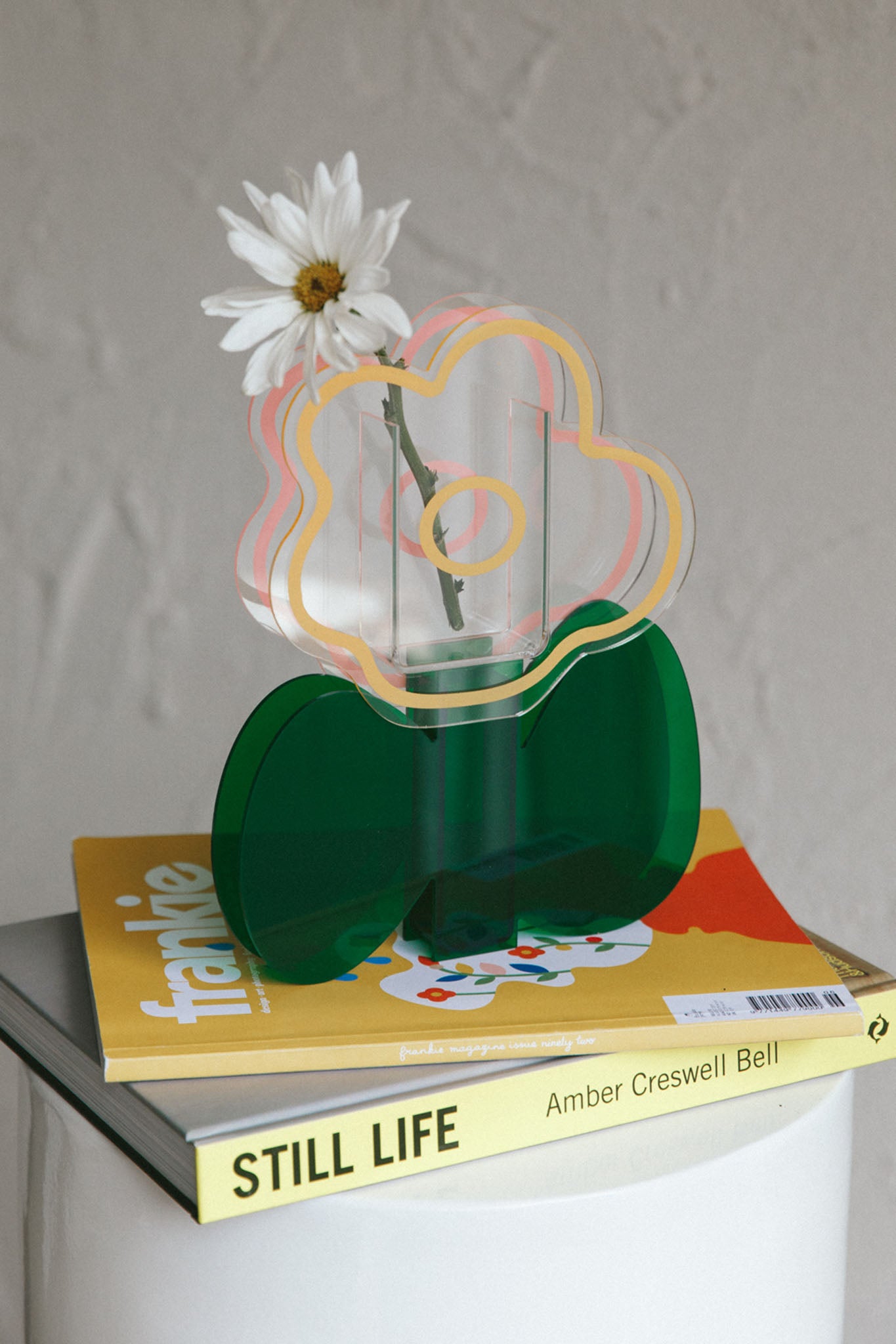 Harlie Eco-friendly Acrylic Vase Green by Selfie Leslie