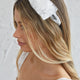 Alice Lace Bow Headband White