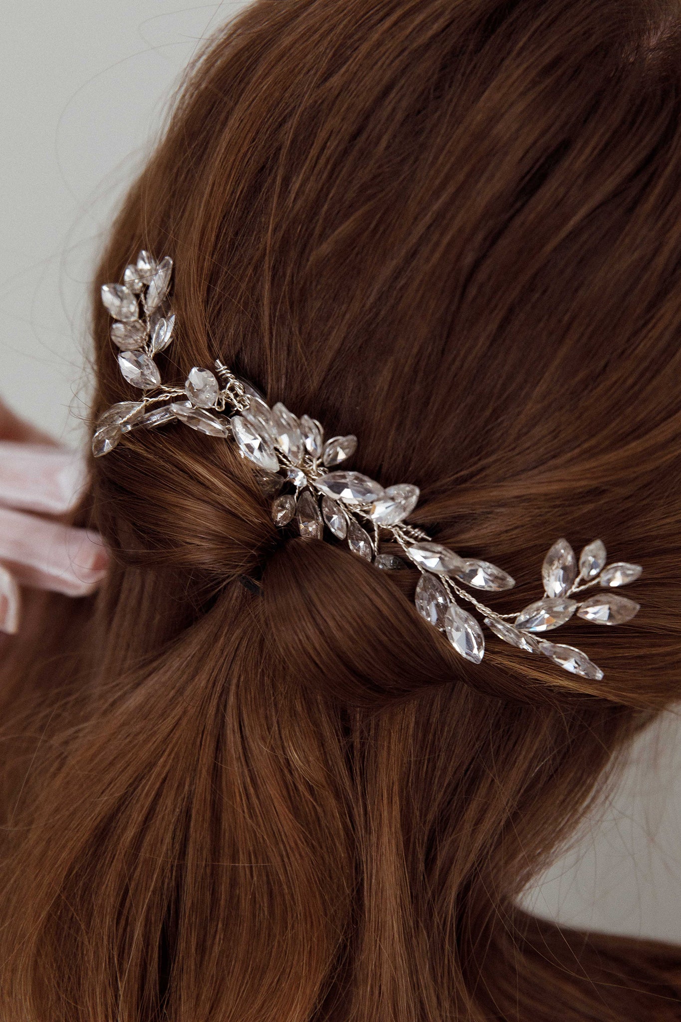 Flower & Crystal Hair Comb by Selfie Leslie