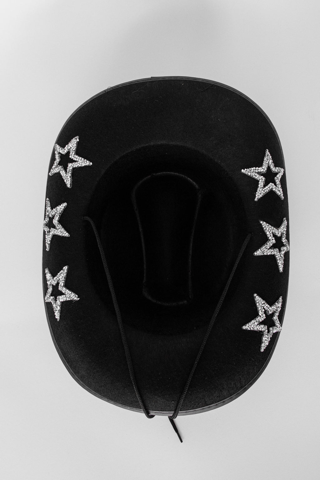 Bobby Rhinestone Star Cowboy Hat Black by Selfie Leslie