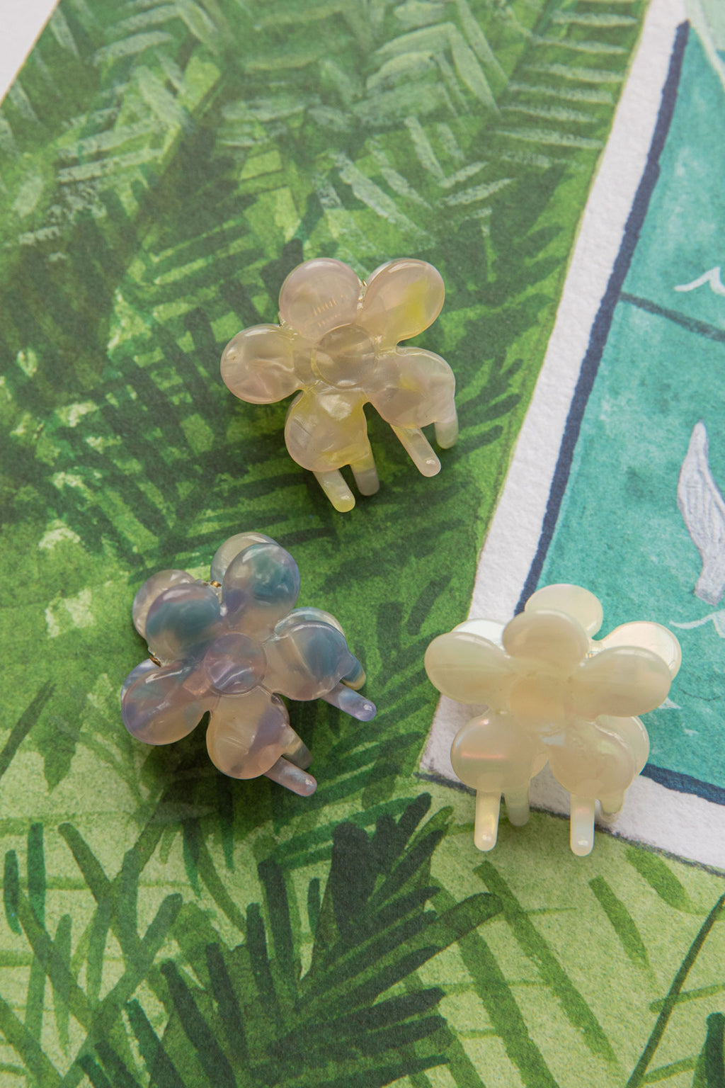 Blossom Flower Hair Clip Yellow by Selfie Leslie