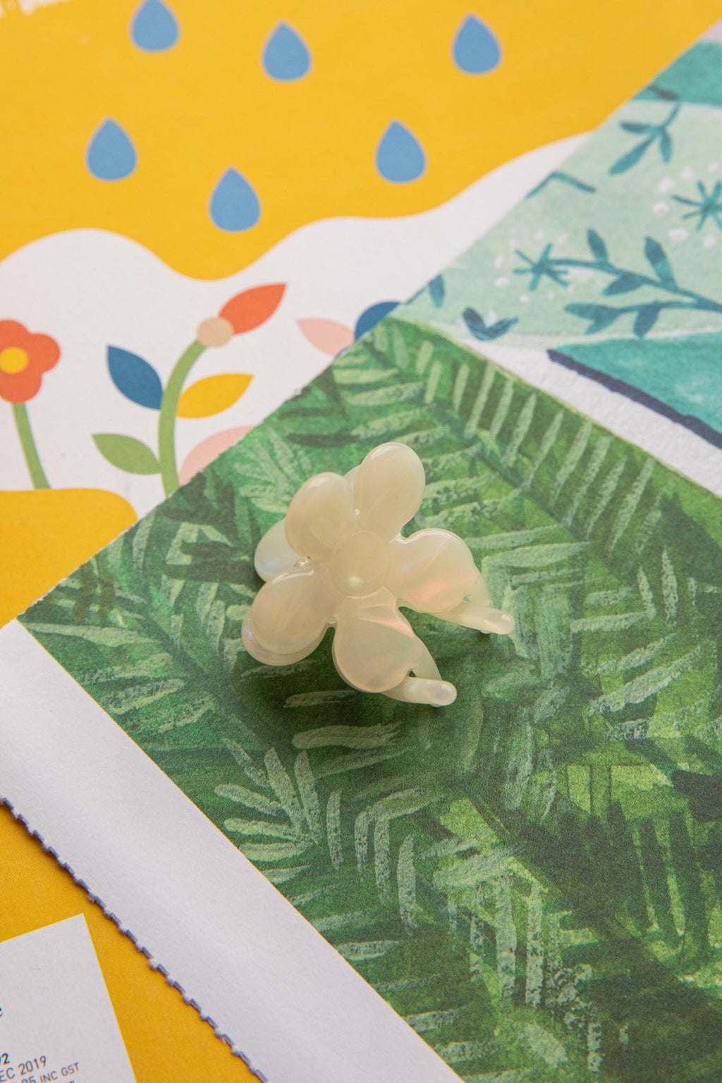 Blossom Flower Hair Clip White by Selfie Leslie