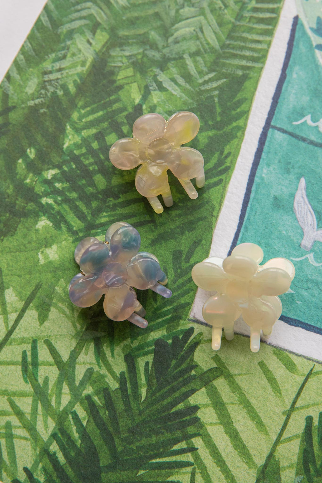 Blossom Flower Hair Clip White by Selfie Leslie