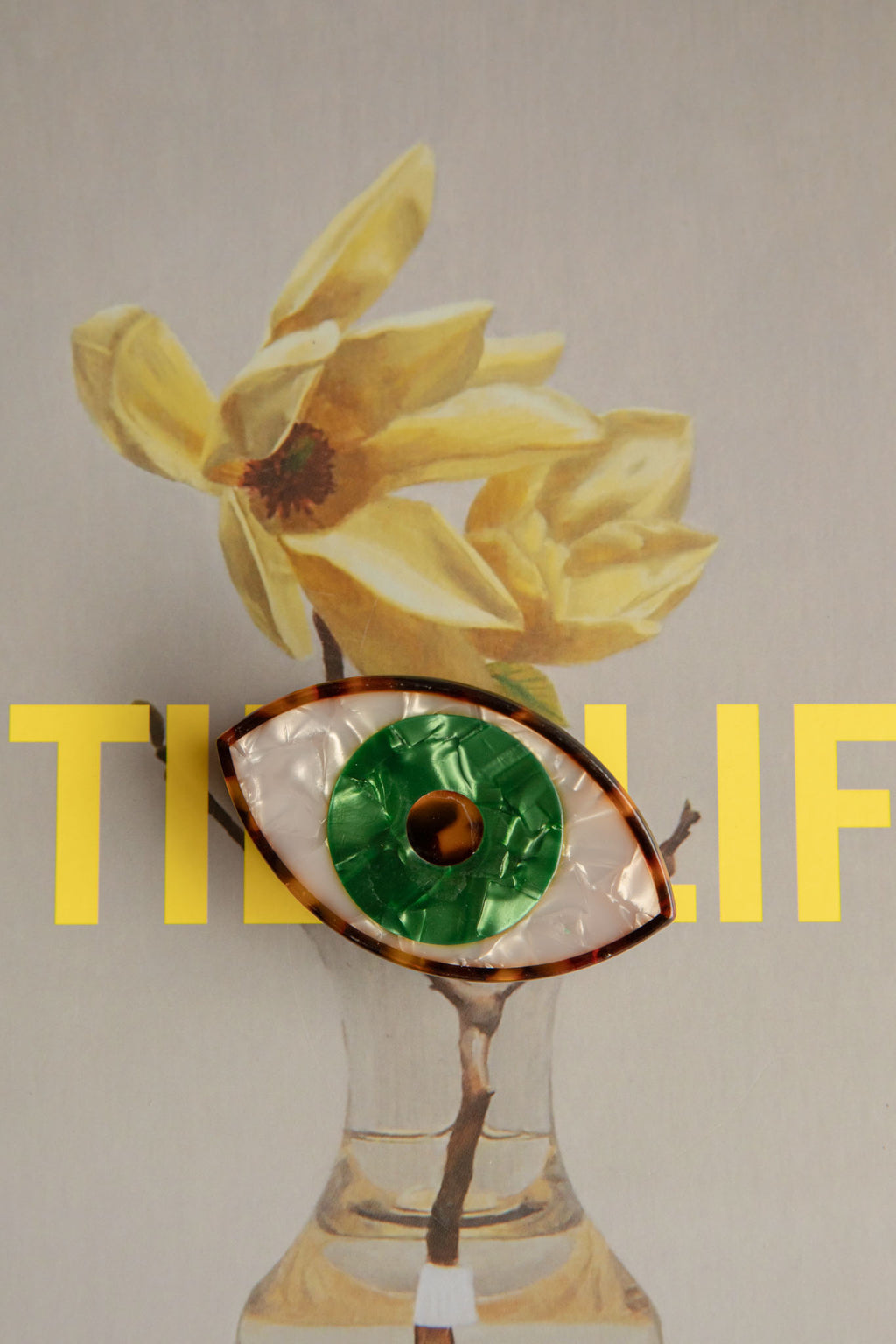 Eyes On You Hair Clip Green by Selfie Leslie