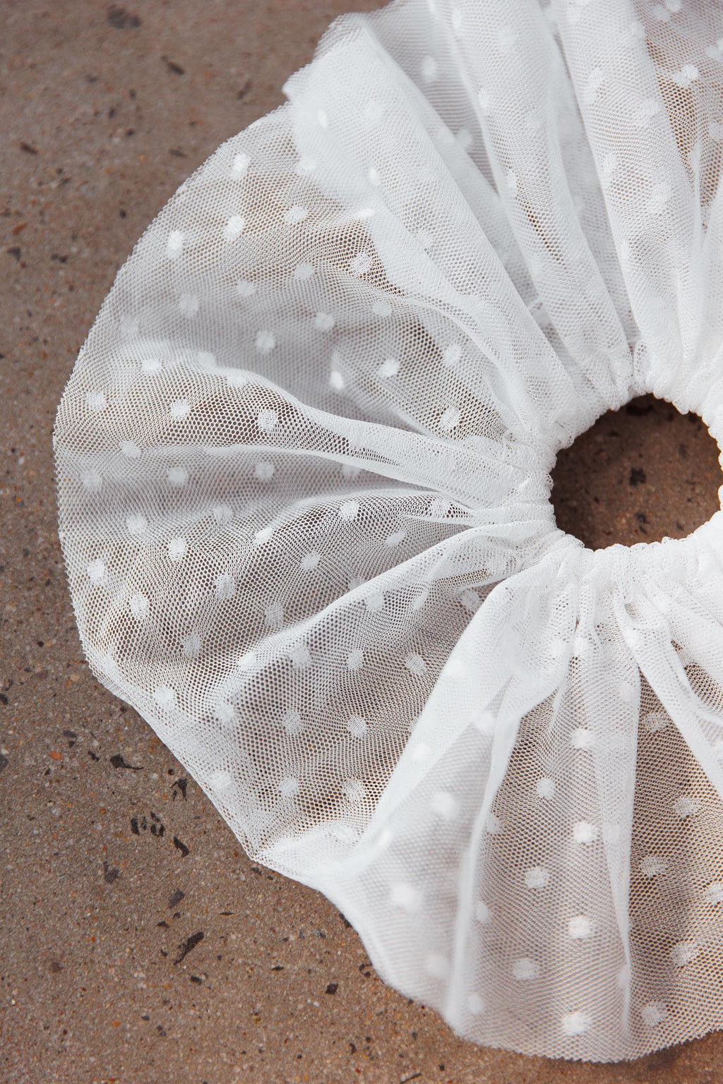 Samara Lace Scrunchie White by Selfie Leslie