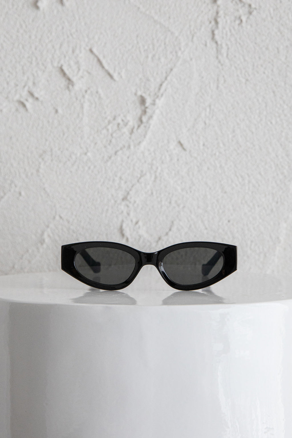 Janis Cat-eye Acetate Sunglasses Black by Selfie Leslie
