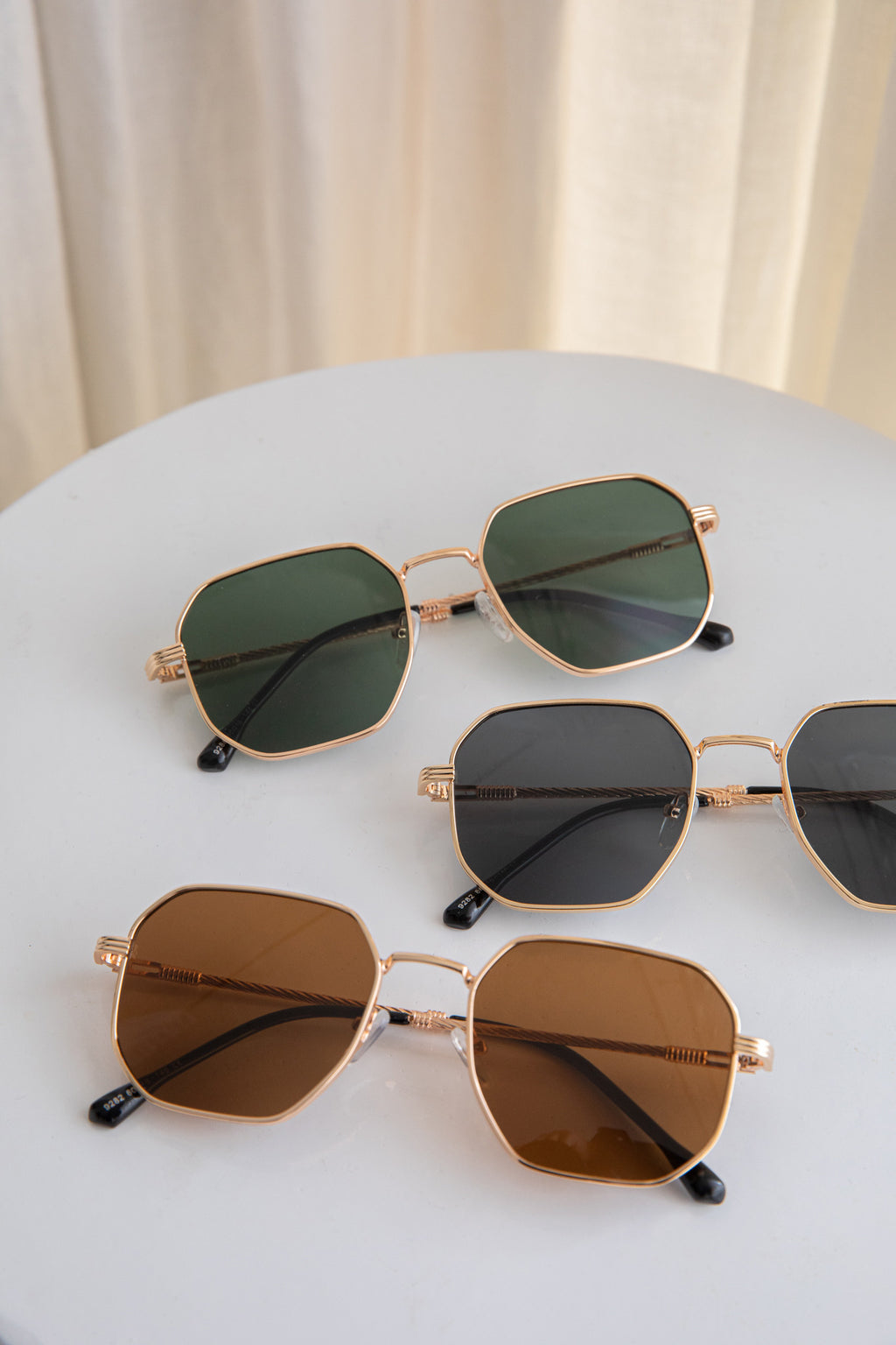 Sahara Aviator Sunglasses Black by Selfie Leslie