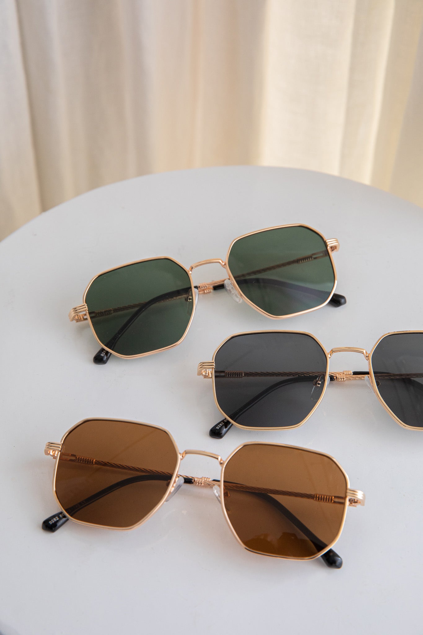 Sahara Aviator Sunglasses Black by Selfie Leslie