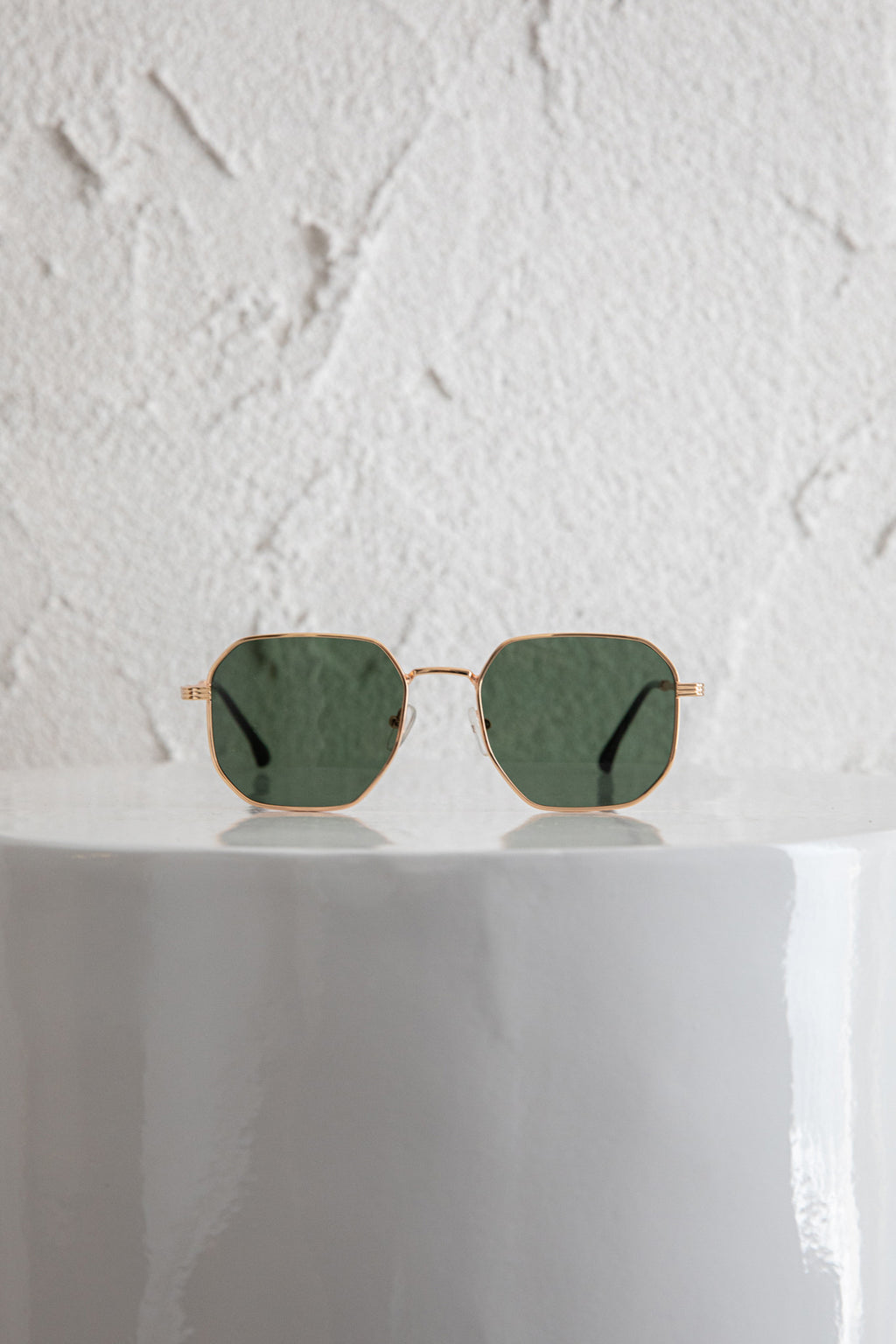 Sahara Aviator Sunglasses Dark Green by Selfie Leslie