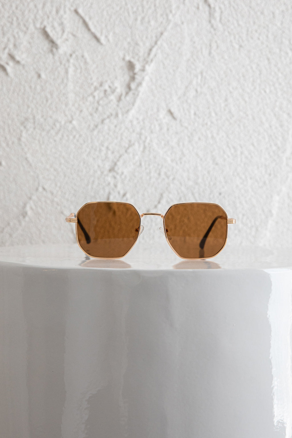 Sahara Aviator Sunglasses Tea by Selfie Leslie