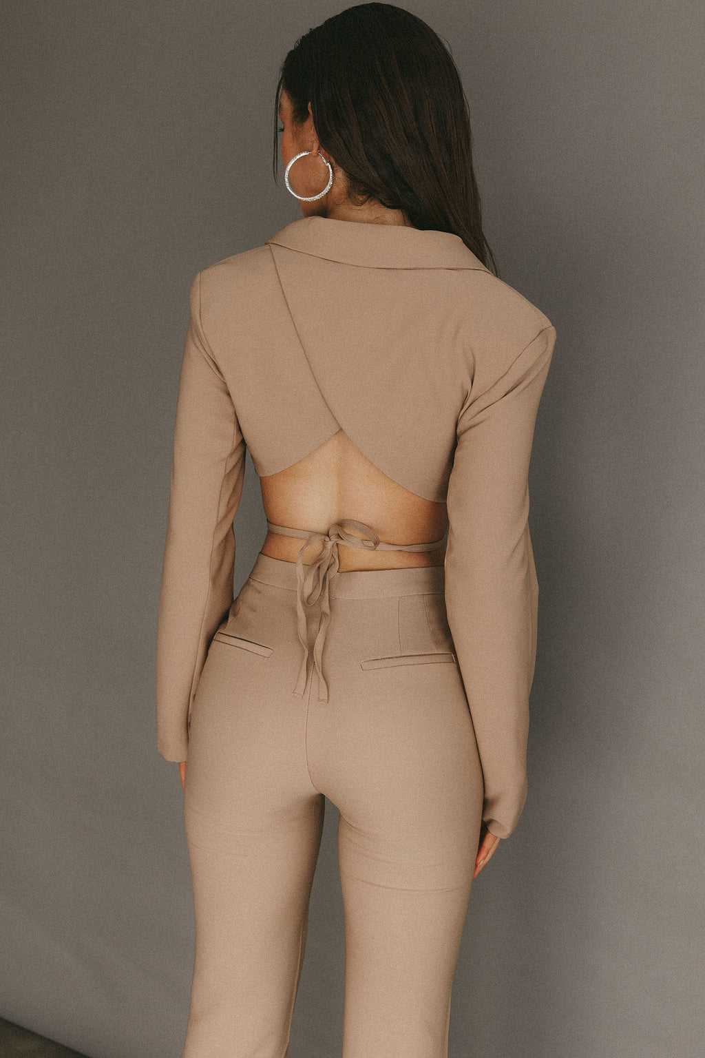 Kimberly Flare Leg Pants Camel by Selfie Leslie