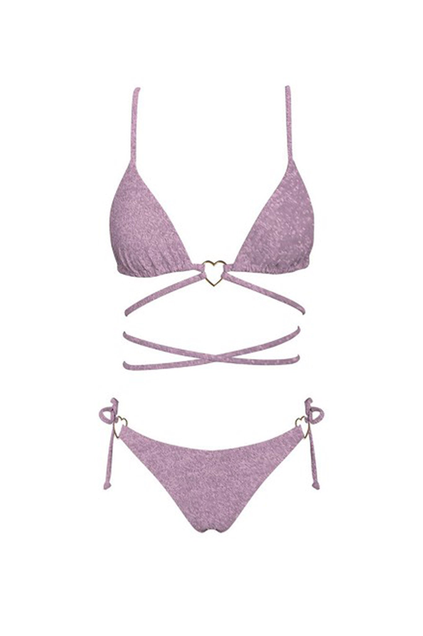 Summer Love Bikini Bottom Rose Shimmer by Selfie Leslie