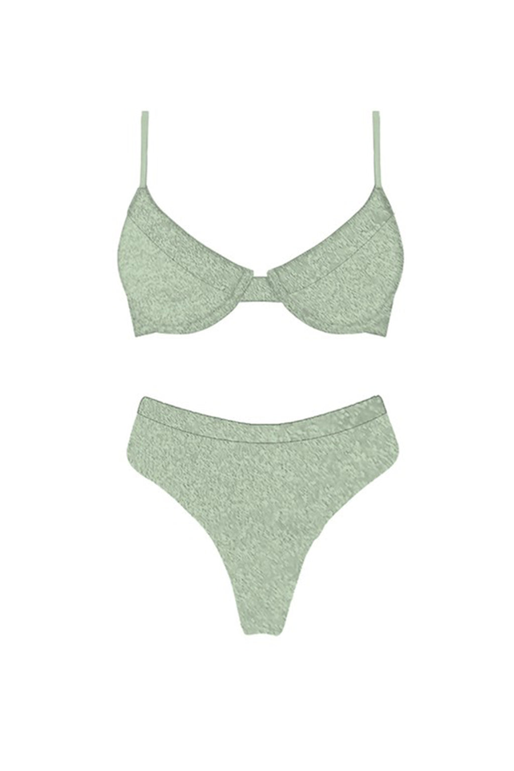 Zuma Bikini Top Mint by Selfie Leslie