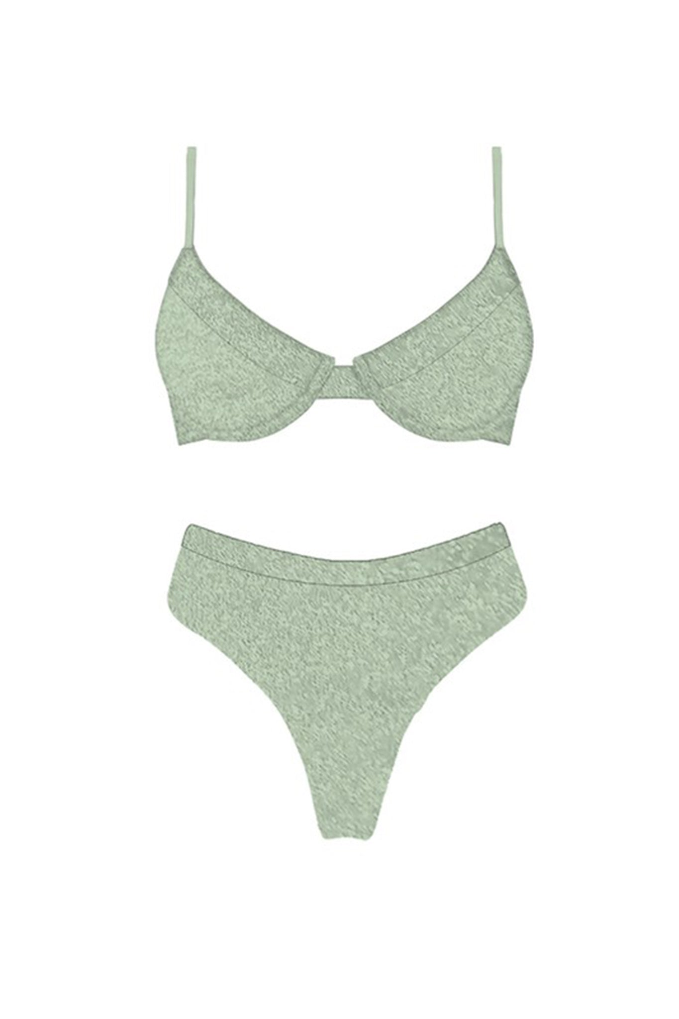 Zuma Bikini Top Mint by Selfie Leslie