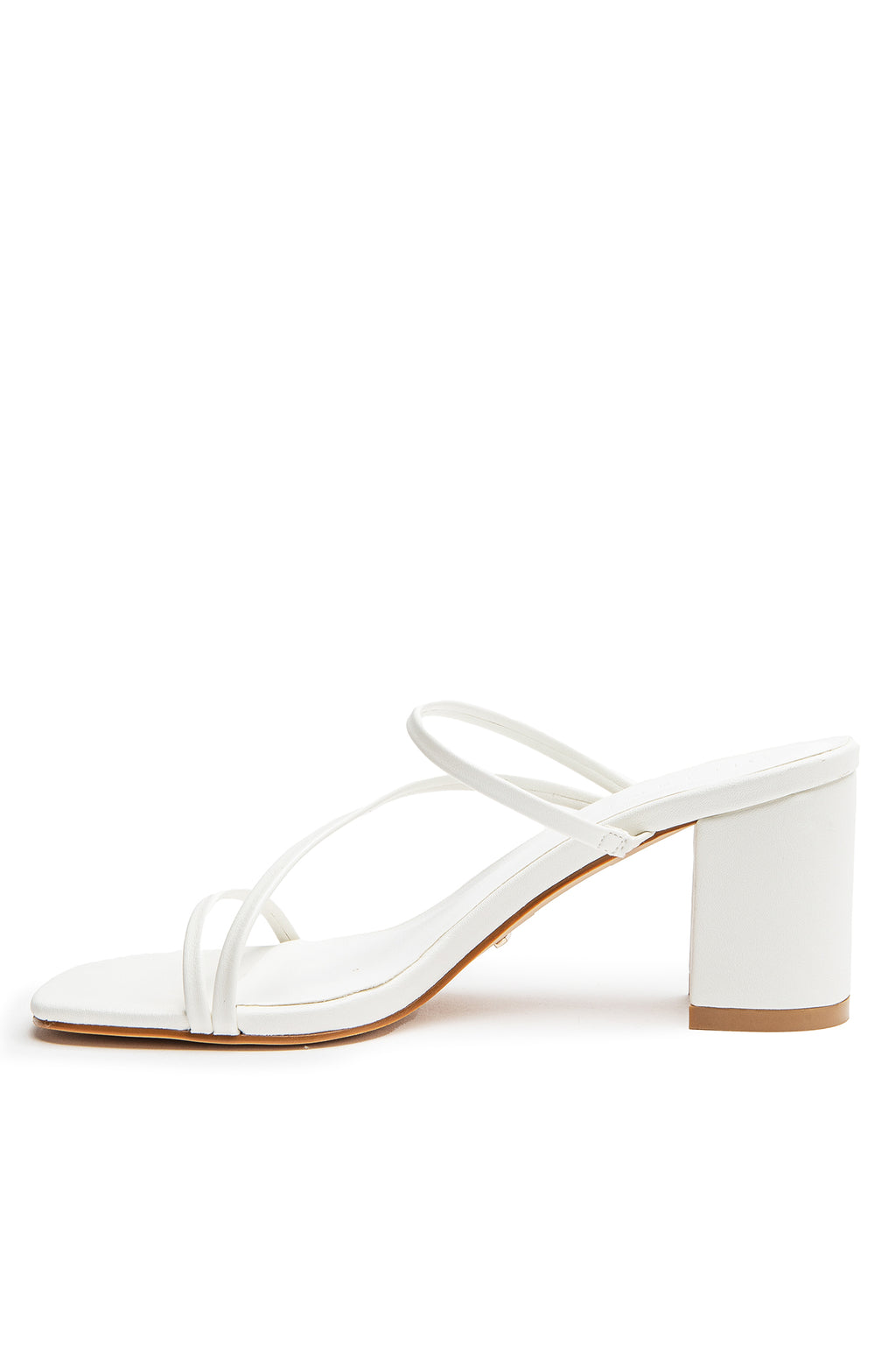 Billini Yazmin Block Heel White by Selfie Leslie