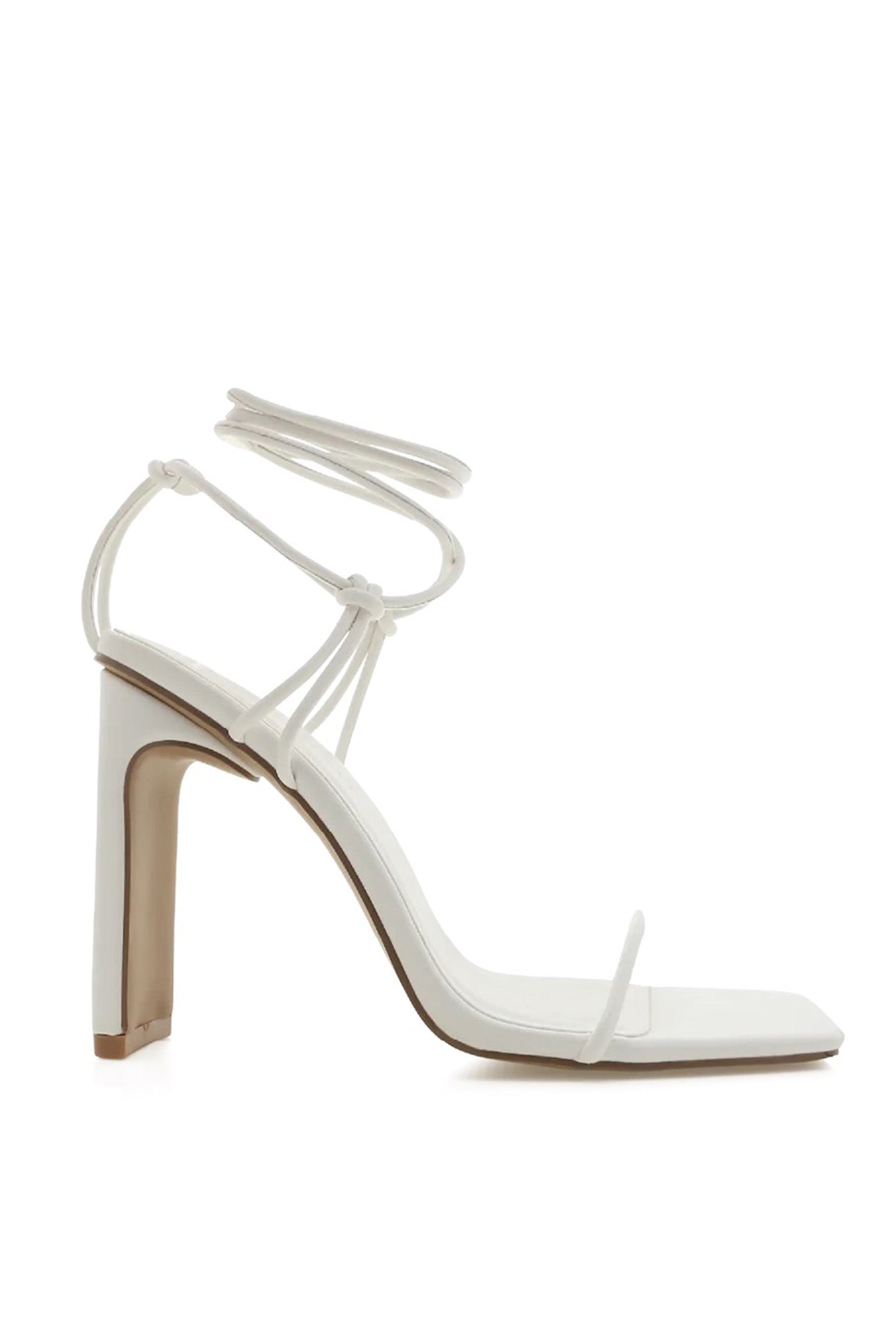 Billini Toniro Strappy High Heel White by Selfie Leslie