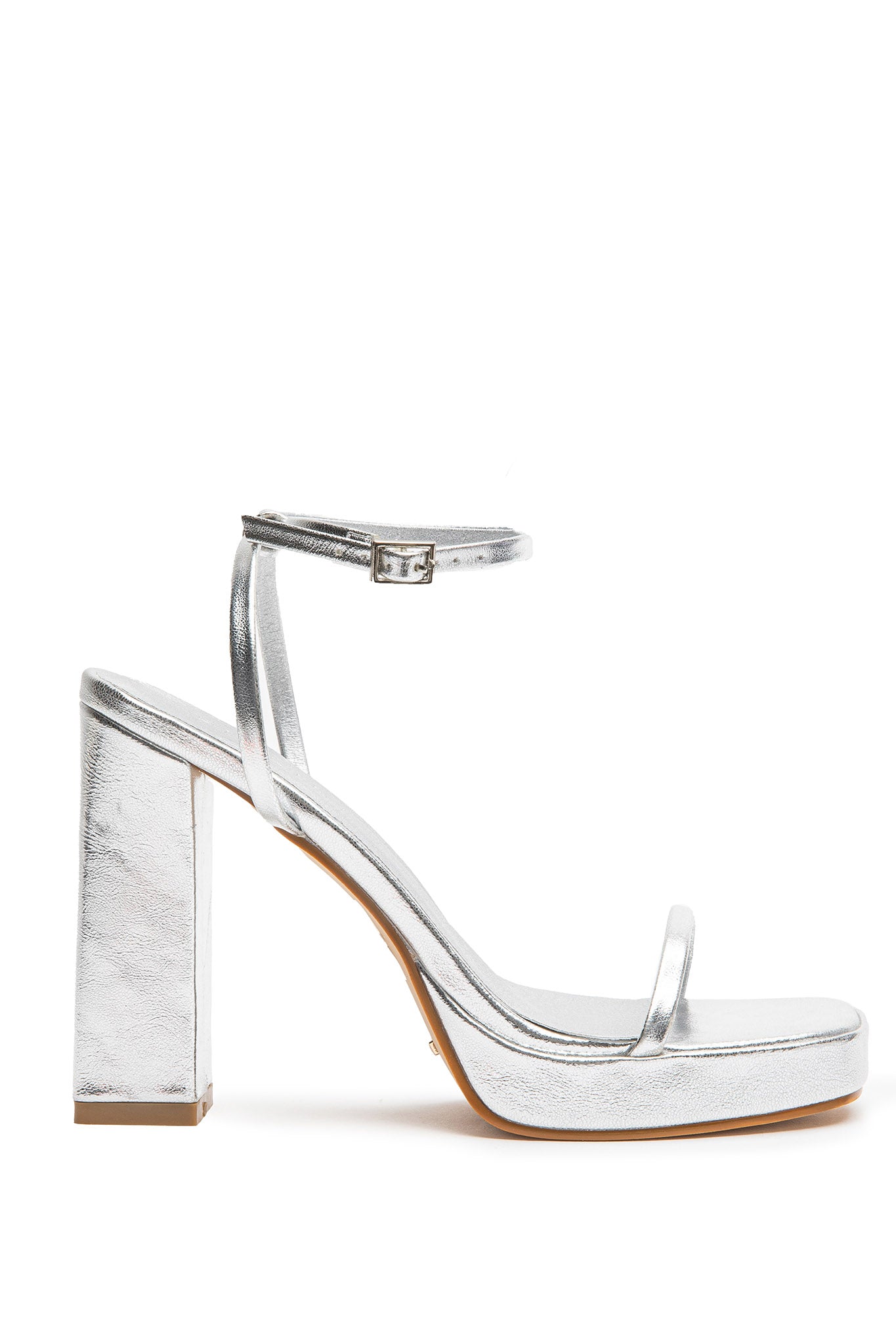 Billini Tahni Platform Heel Silver by Selfie Leslie