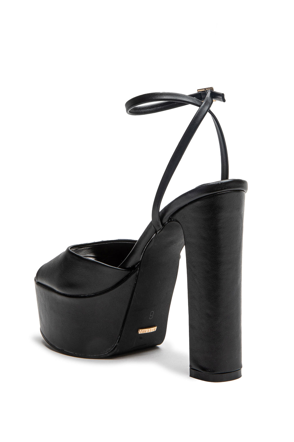 Billini Farley High Platform Block Heel Black by Selfie Leslie