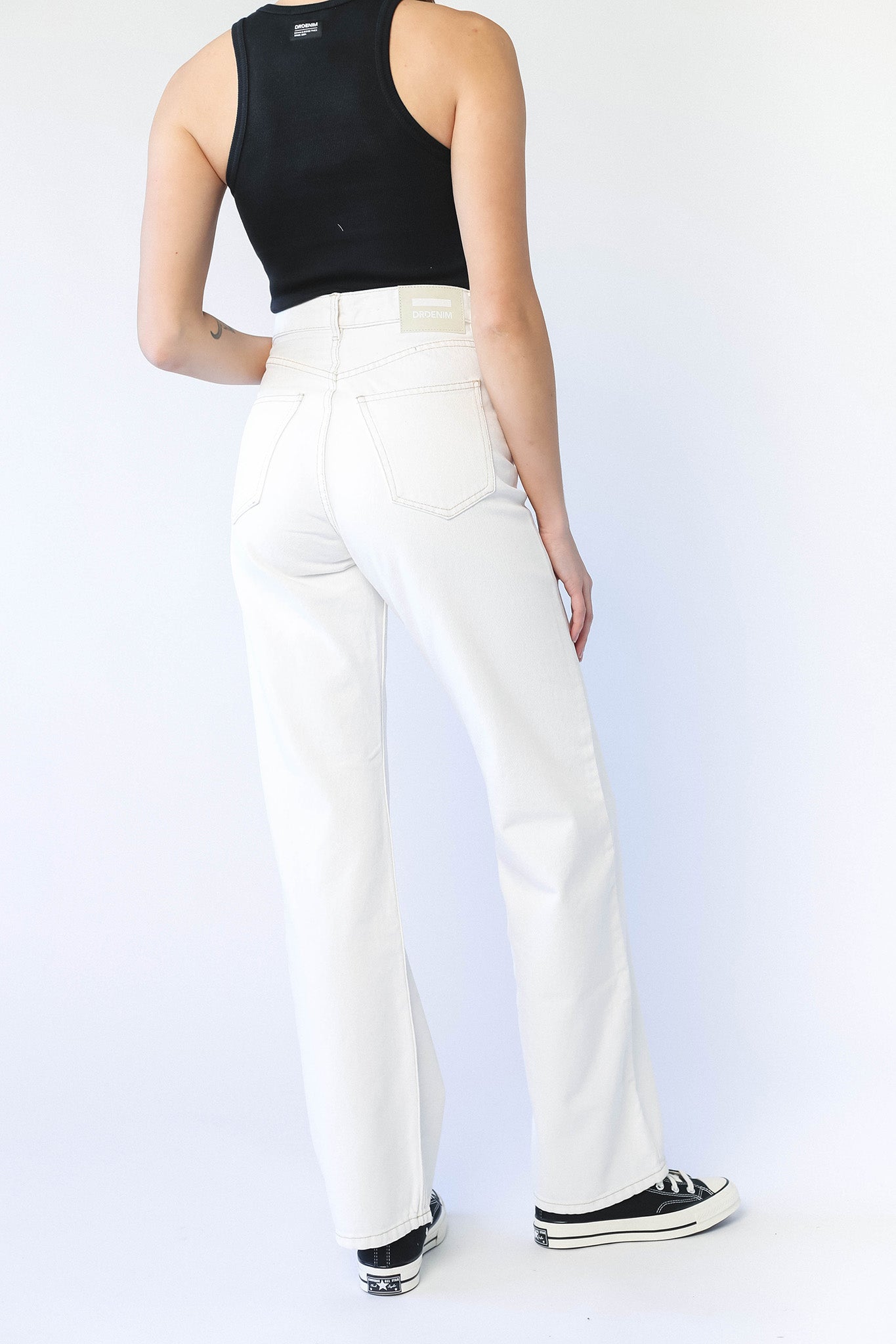 Dr Denim Echo Jeans Light Ecru by Selfie Leslie