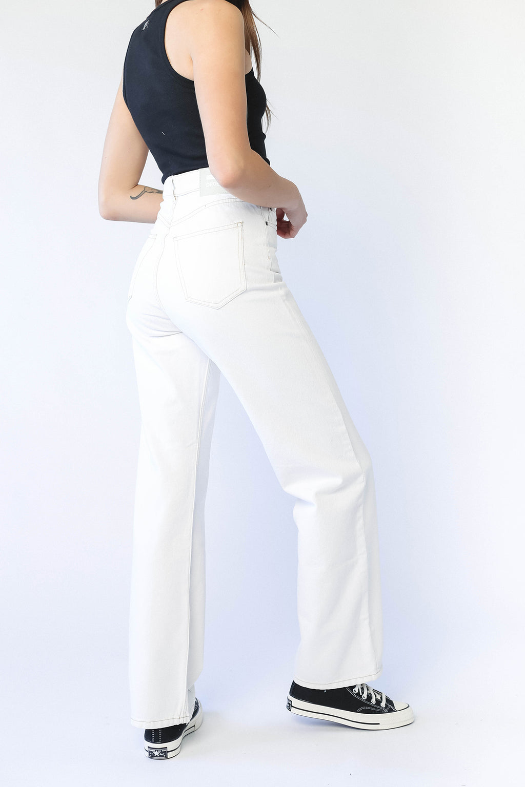 Dr Denim Echo Jeans Light Ecru by Selfie Leslie