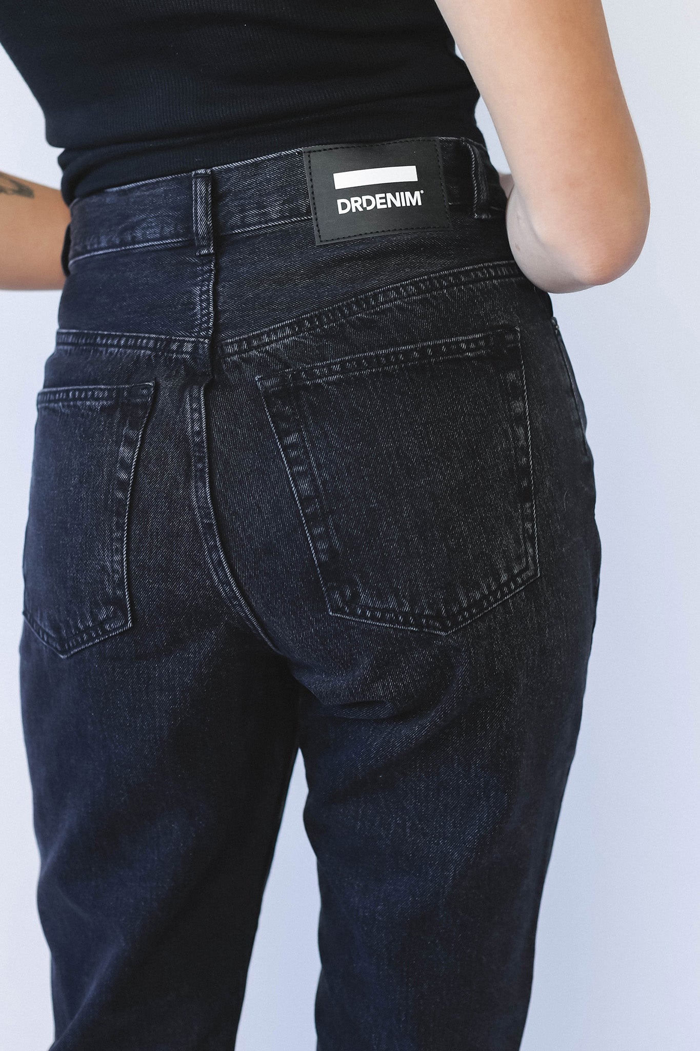 Dr Denim Nora Jeans Black Retro by Selfie Leslie