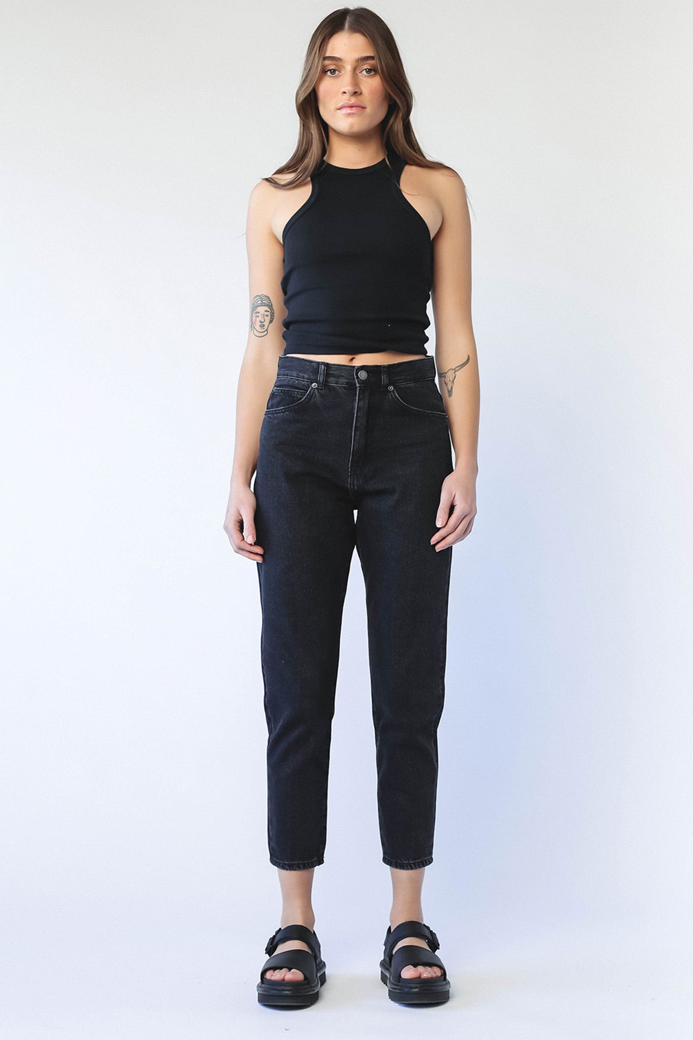 Dr Denim Nora Jeans Black Retro by Selfie Leslie