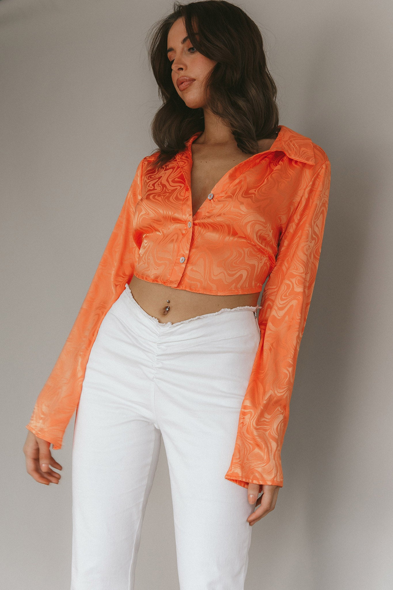 Mahla Flared Pants Ivory by Selfie Leslie