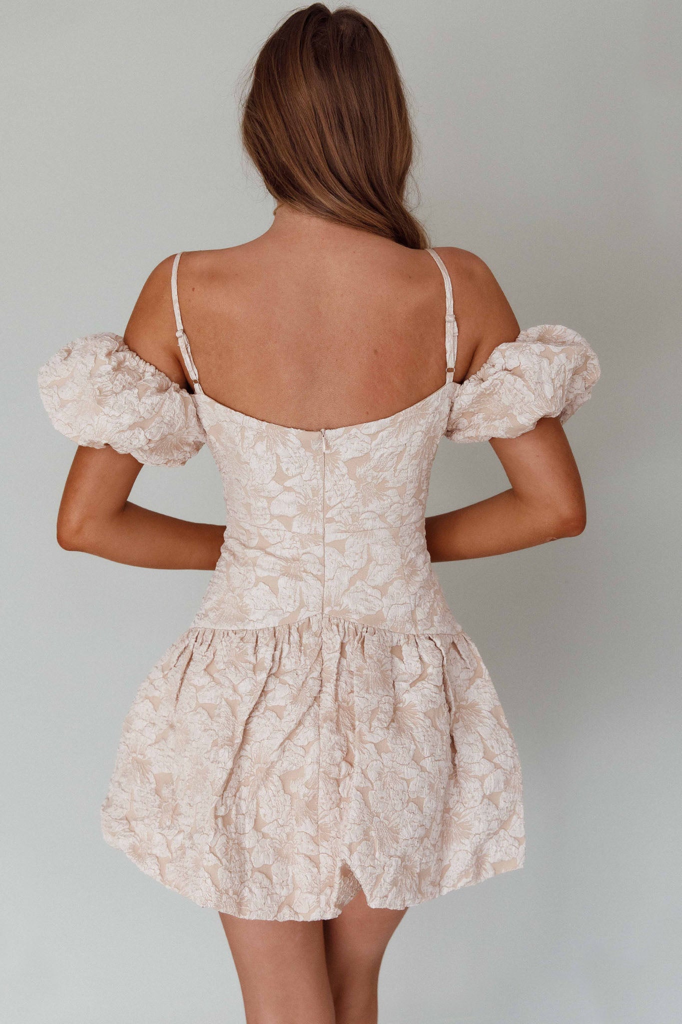 Mon Bebe Drop Waist Mini Dress Sand Selfie Leslie Mon Bebe Drop Waist Mini Dress Sand Selfie Leslie