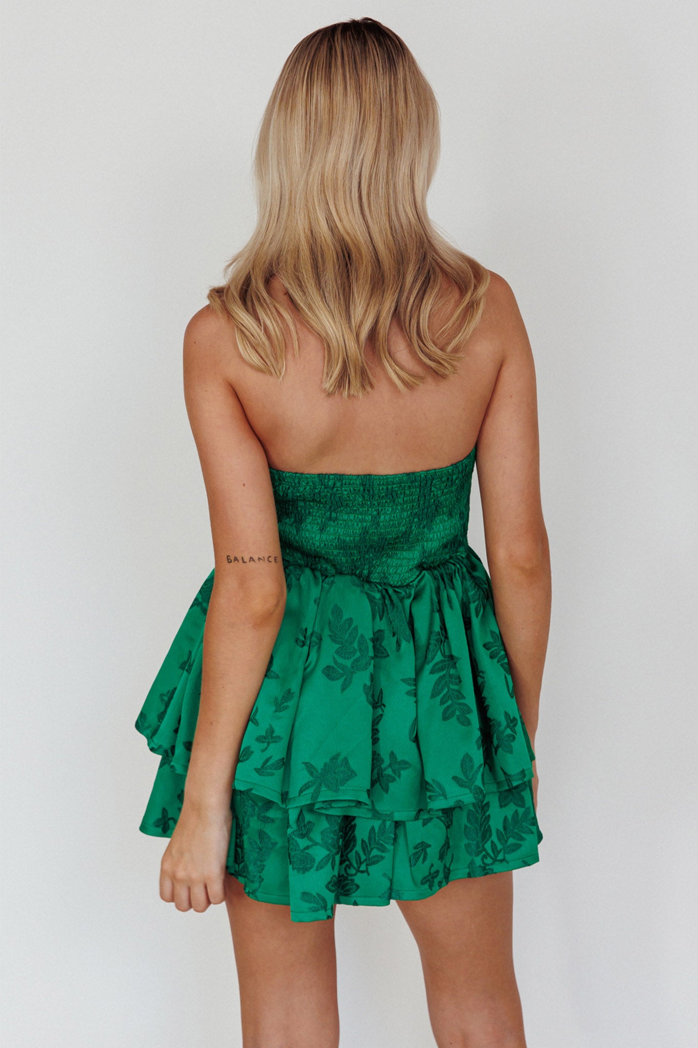 Tylah Keyhole Twist Bust Mini Dress Green– Selfie Leslie