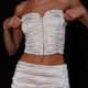 Angelic Frill Trim Bustier Top Shell