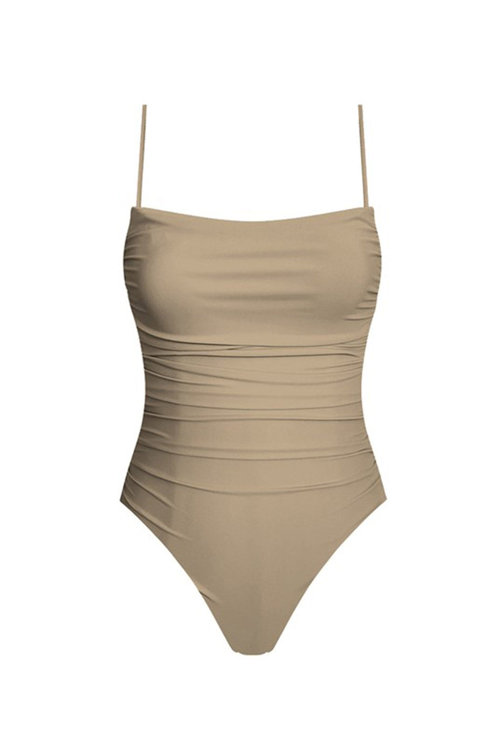 Isla Ruched One Piece Swimsuit Suntanned by Selfie Leslie