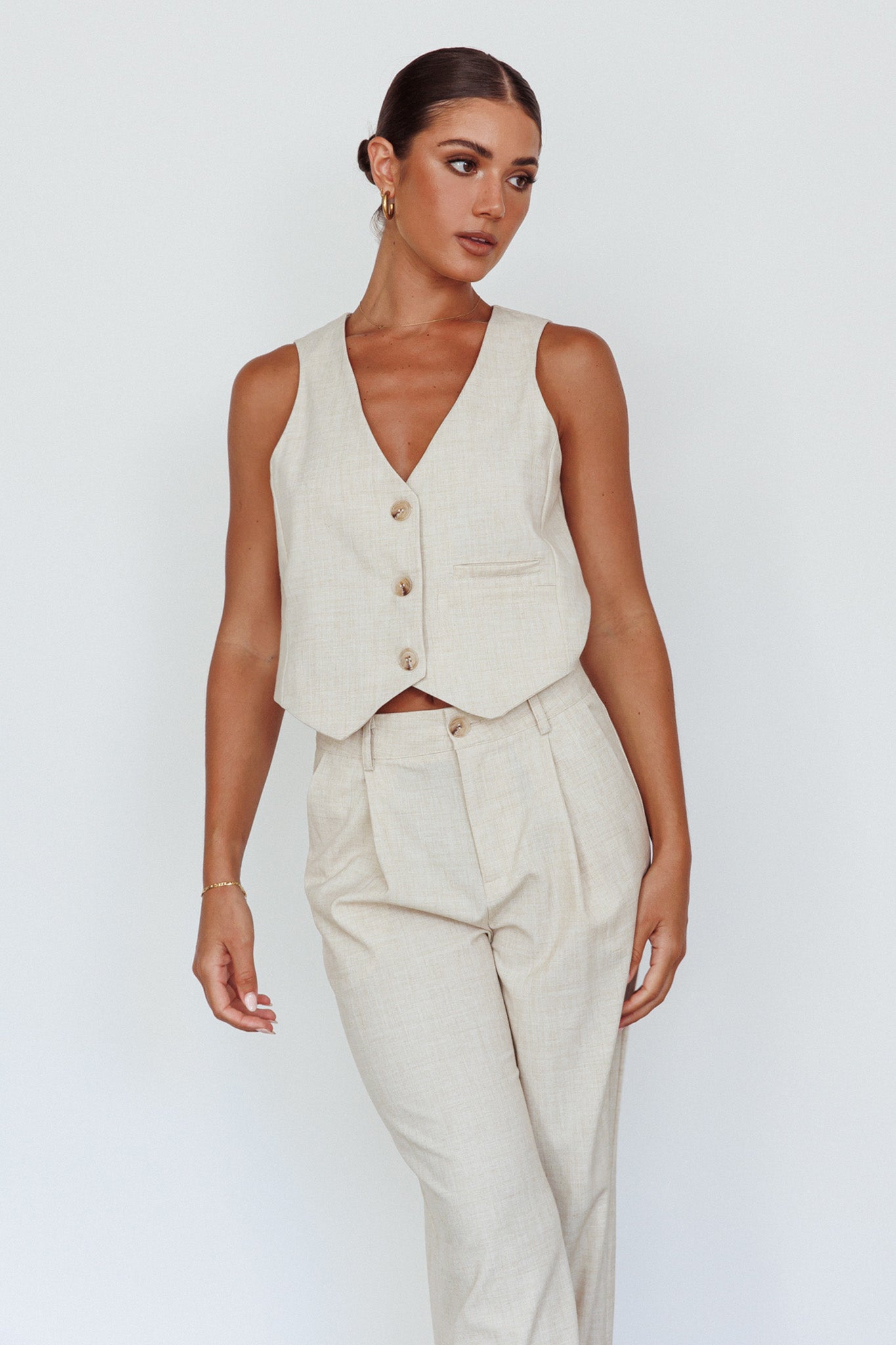 Times Square Trouser Pants Natural by Selfie Leslie