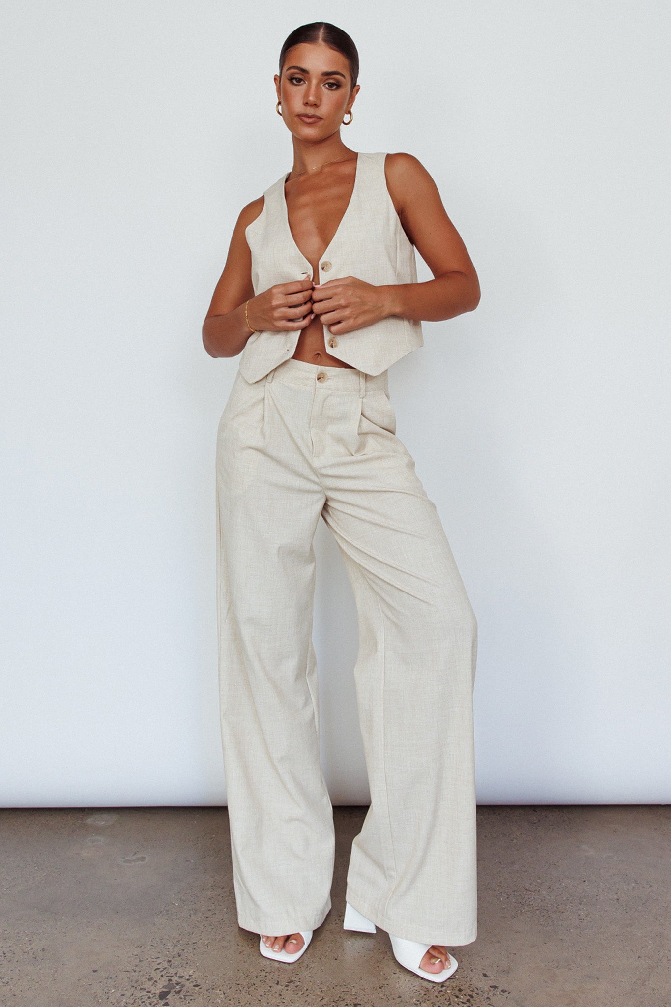 Times Square Trouser Pants Natural by Selfie Leslie