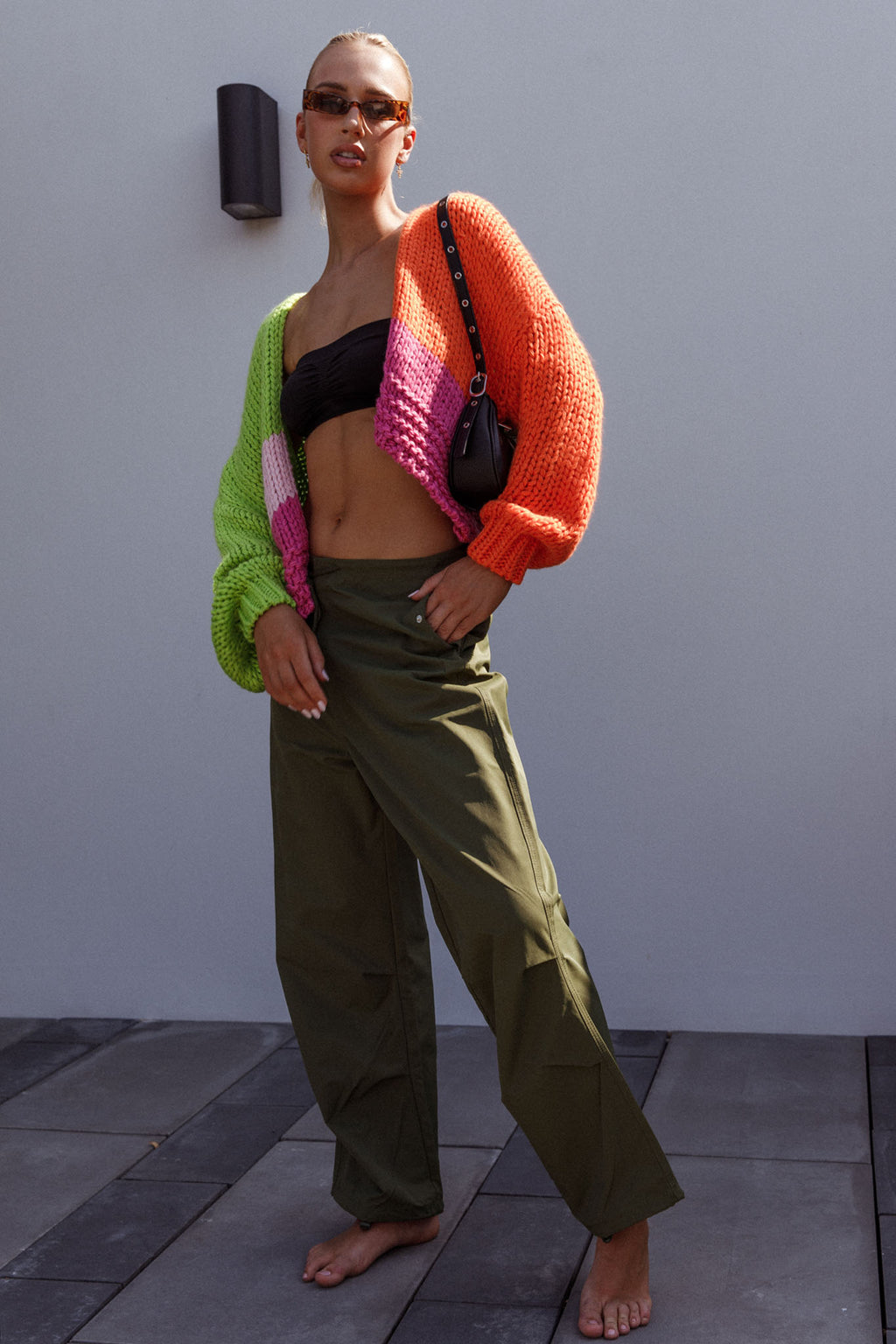 Starting Line Low Rise Wide Leg Pants Olive by Selfie Leslie