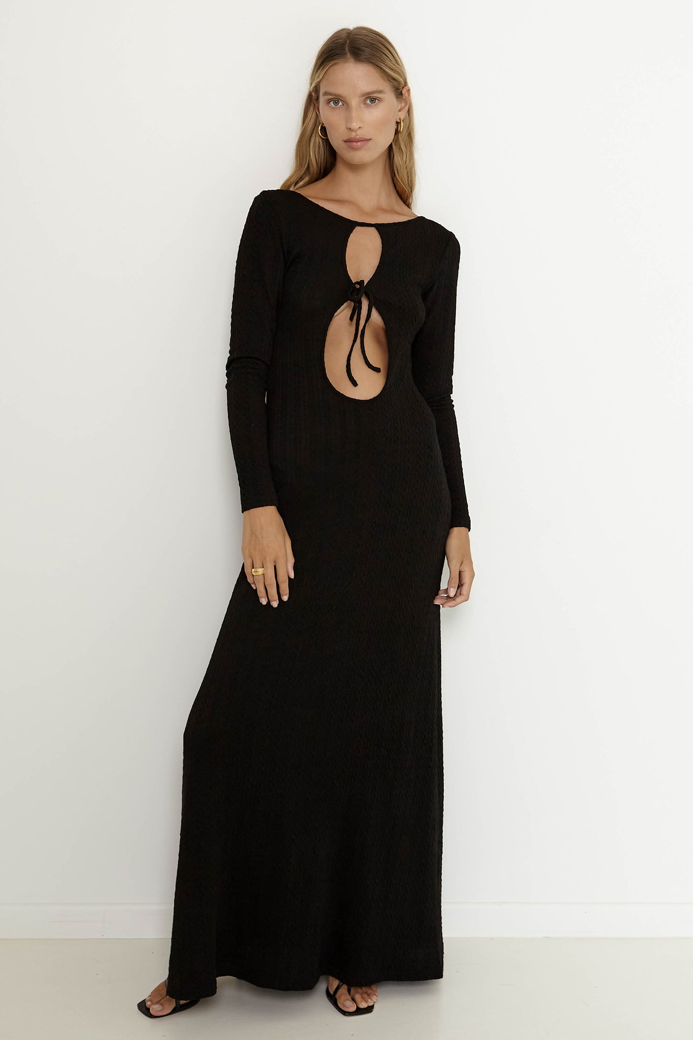 knee length dresses for ladies Tallulah Maxi Dress Black / XXS/4