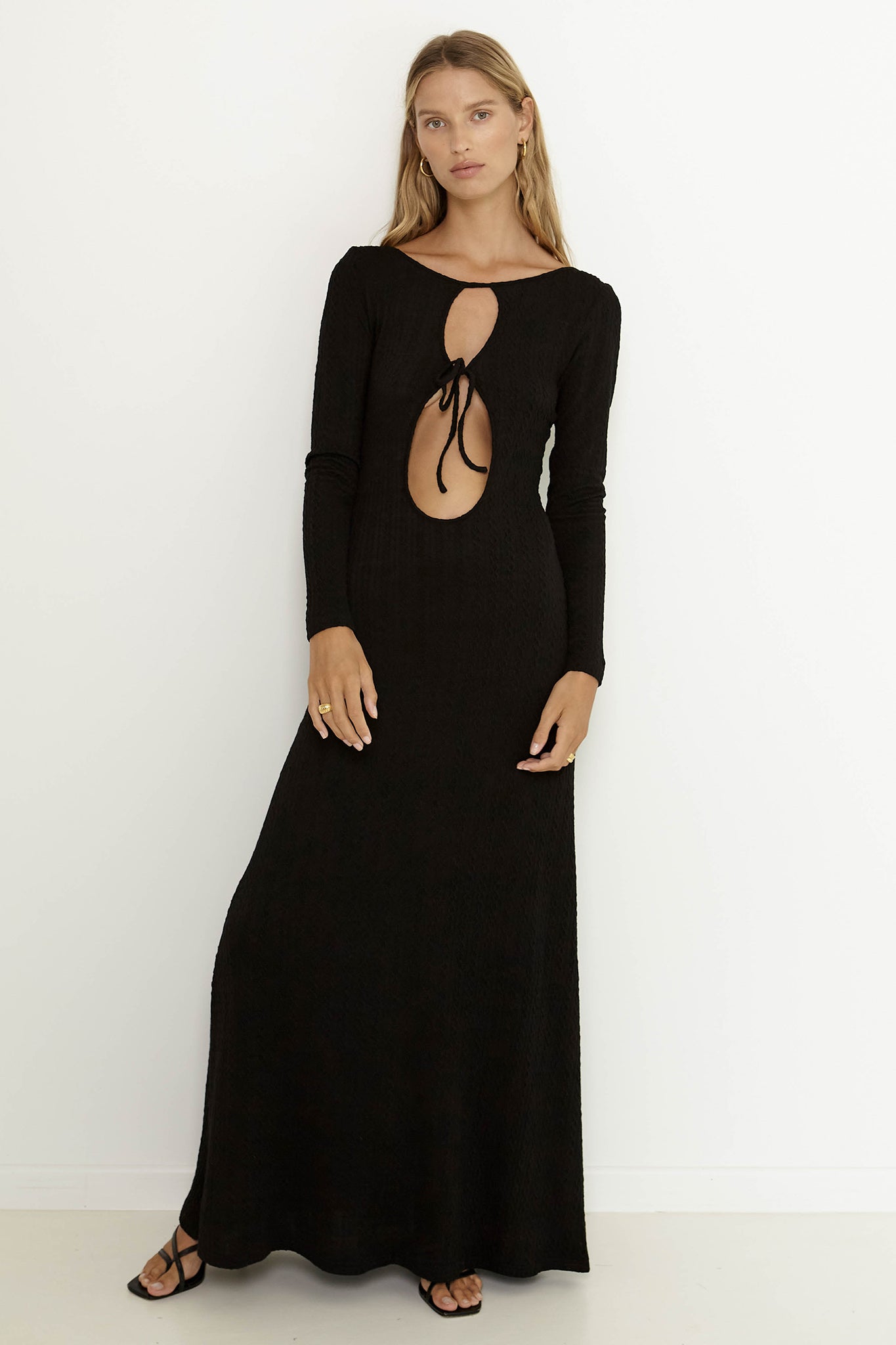 chinese dress ladies Tallulah Maxi Dress Black / XXS/4