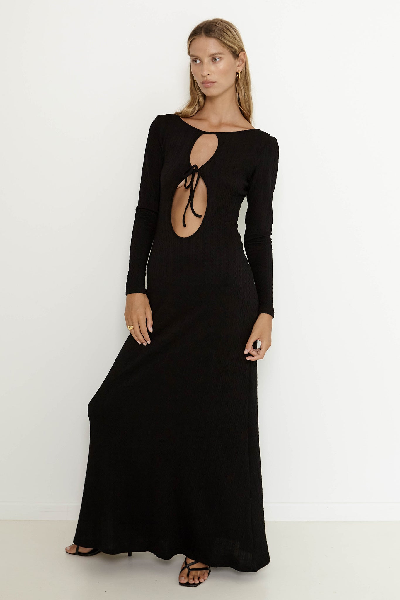 Bibiy. TALLULAH SUNDRESS ブラック ワンピース SNDYS Tallulah Maxi Dress Black | Selfie Leslie