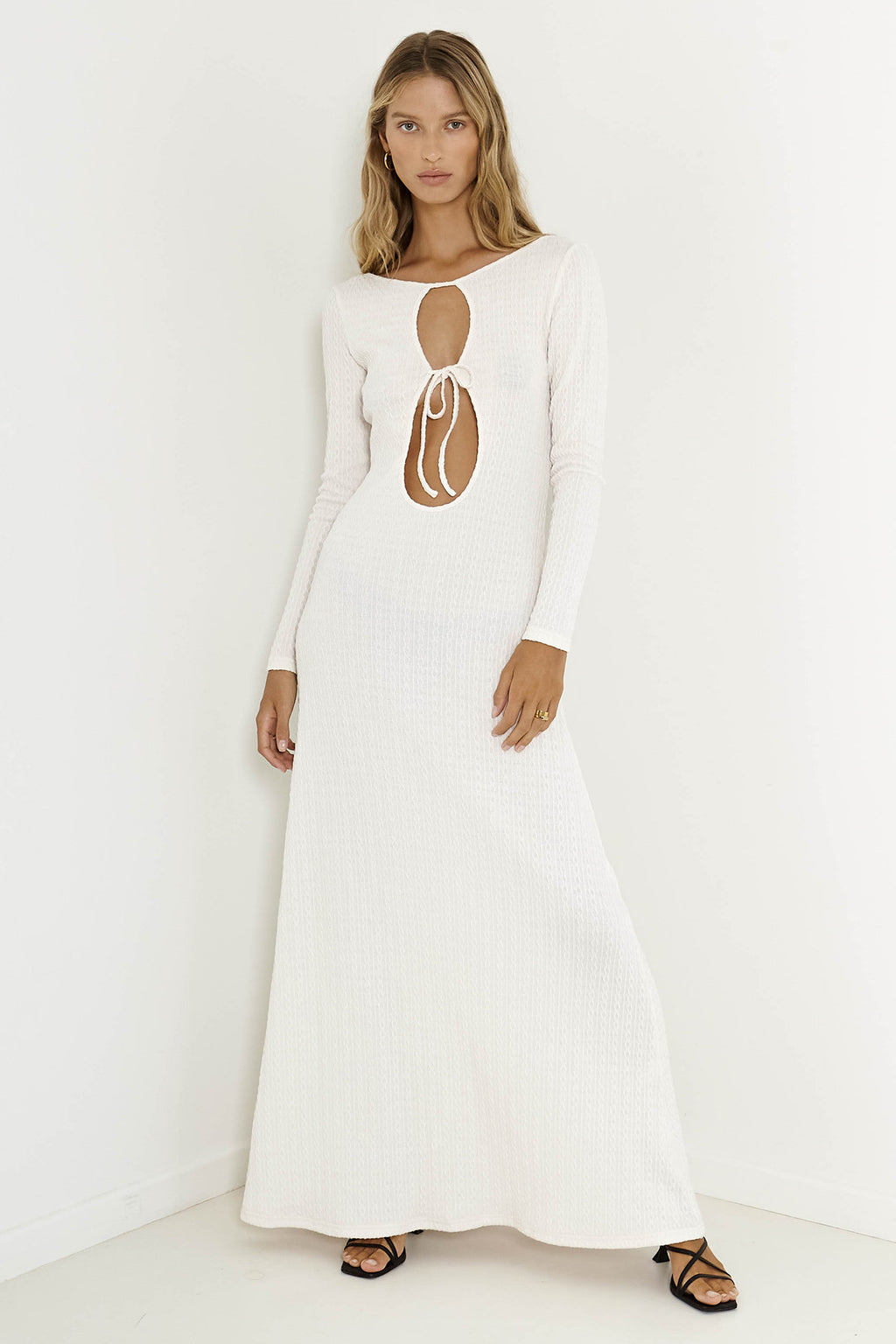 SNDYS Tallulah Maxi Dress White by Selfie Leslie