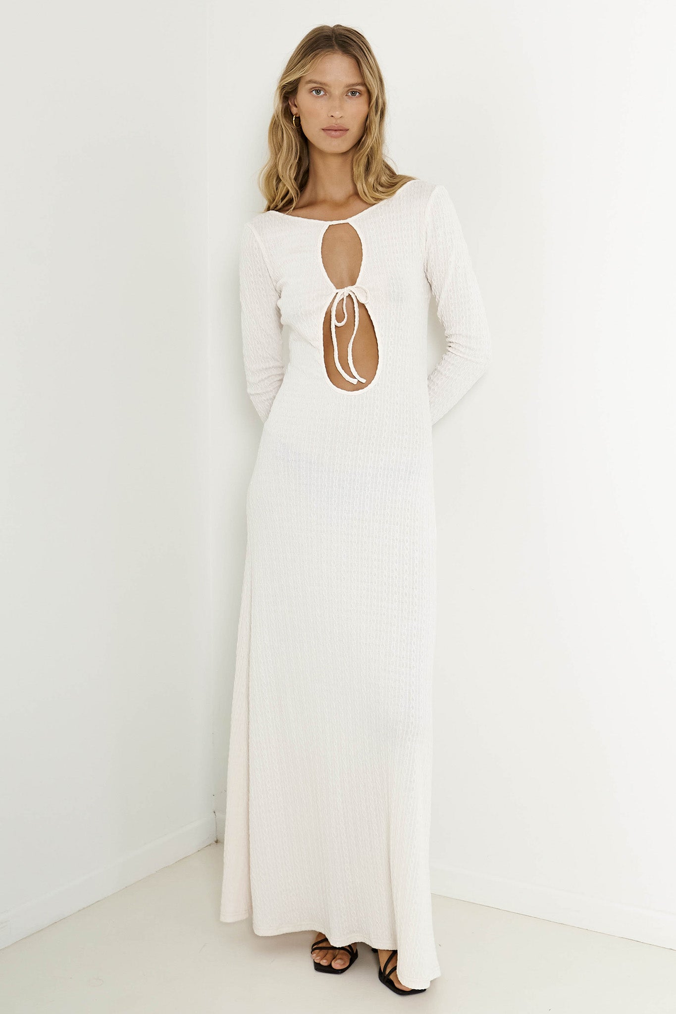 SNDYS Tallulah Maxi Dress White by Selfie Leslie