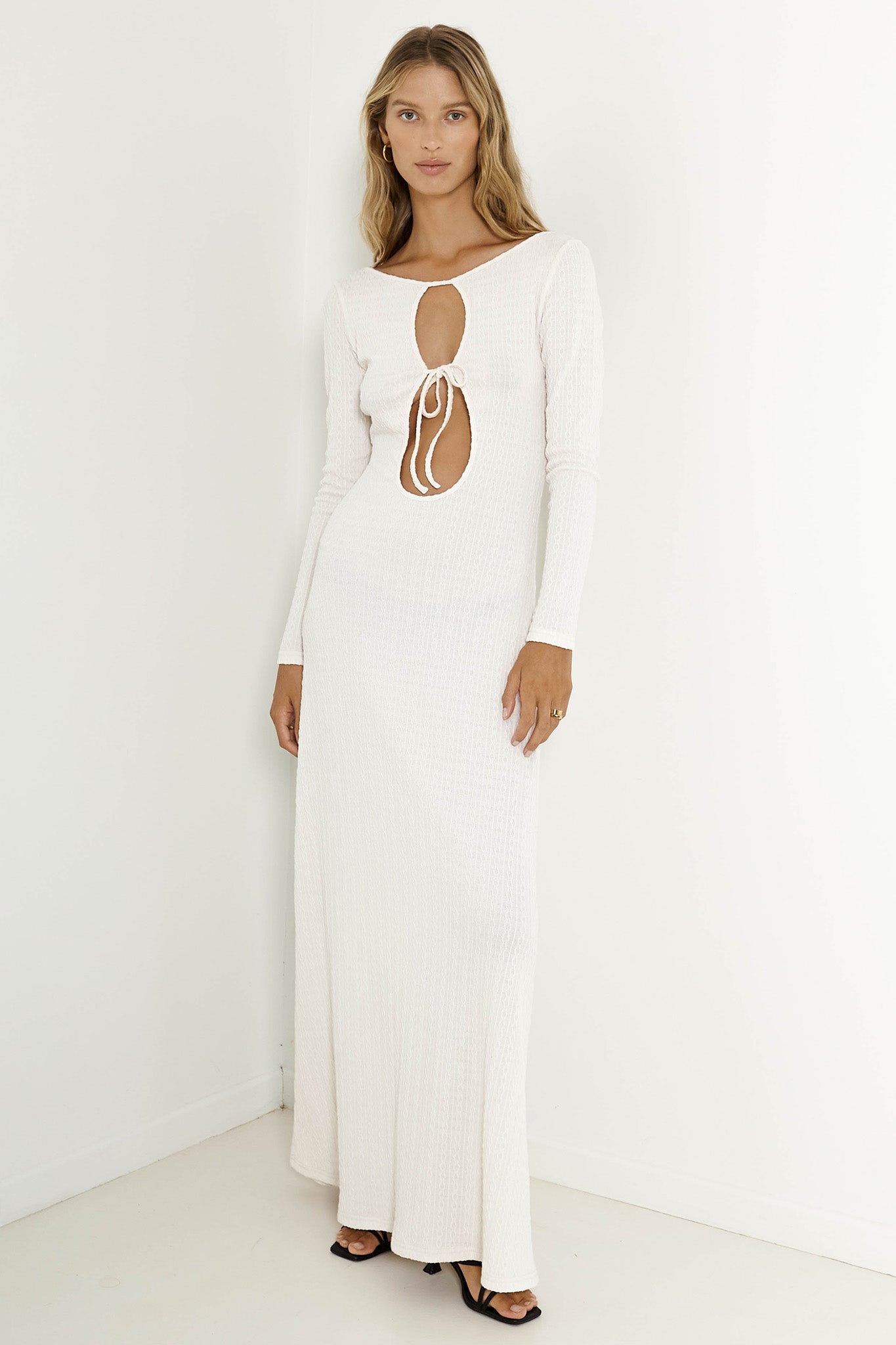 SNDYS Tallulah Maxi Dress White by Selfie Leslie