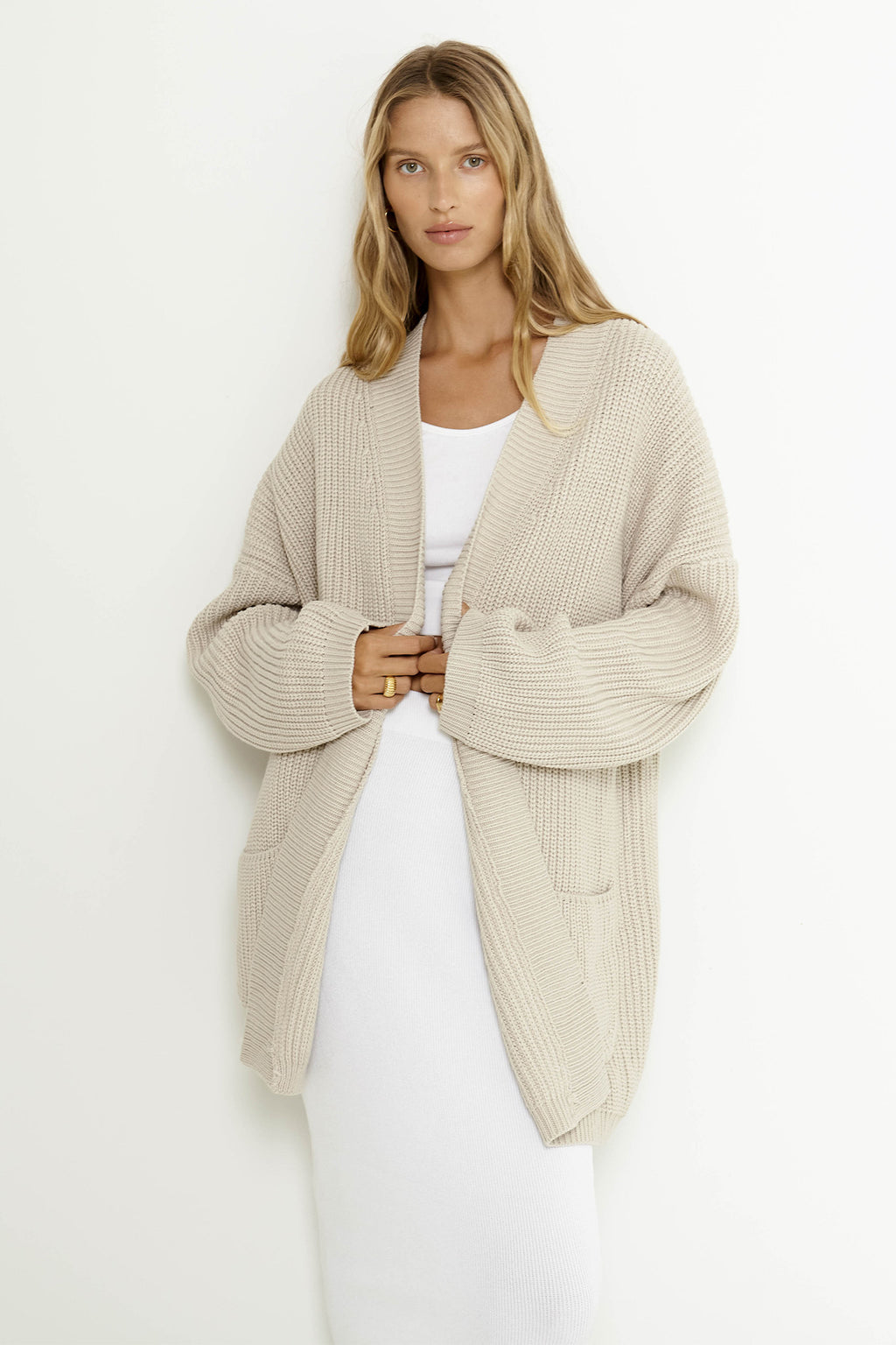 SNDYS Essie Cardigan Mushroom by Selfie Leslie
