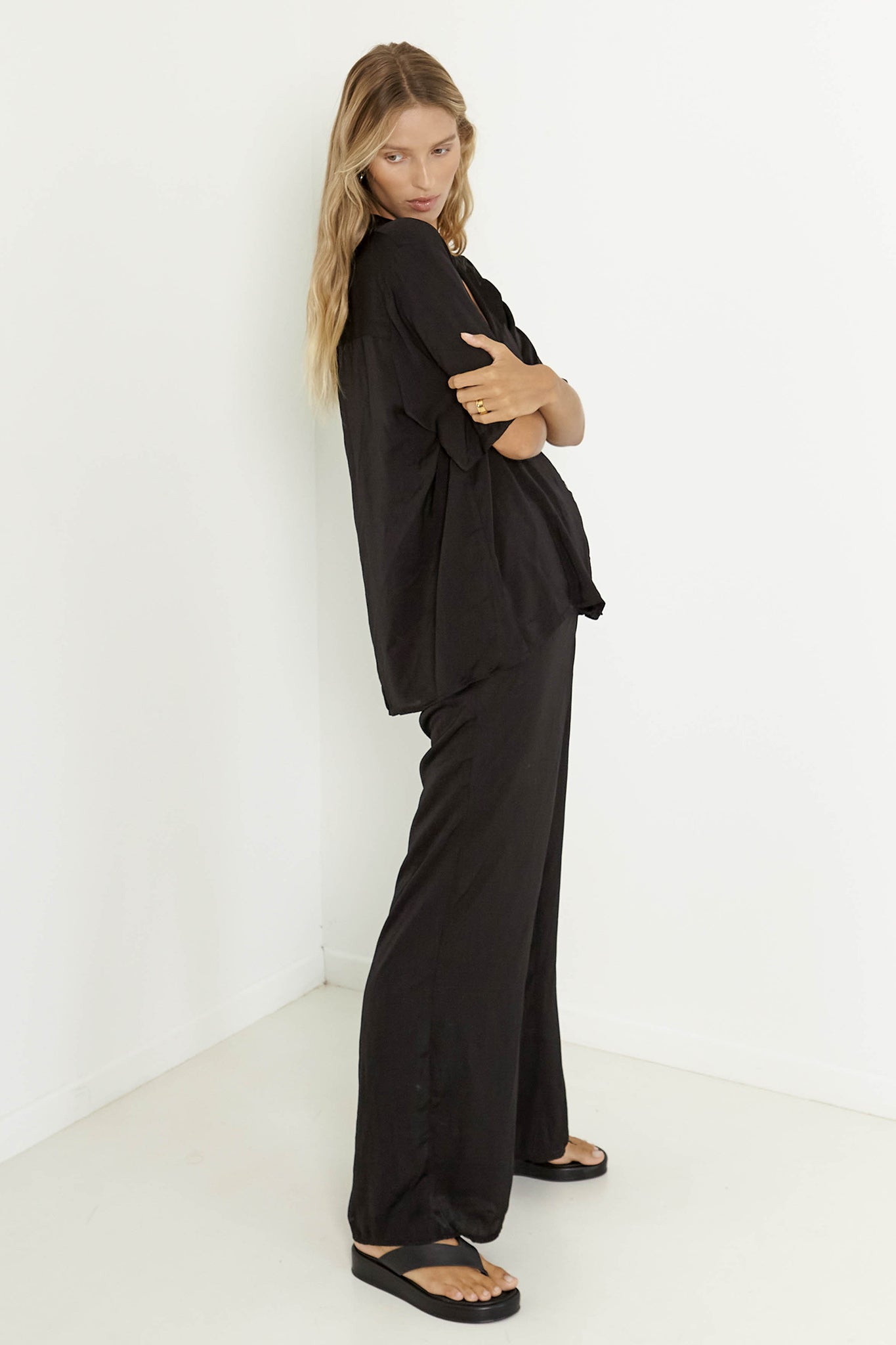 SNDYS Hallie Pant Black by Selfie Leslie