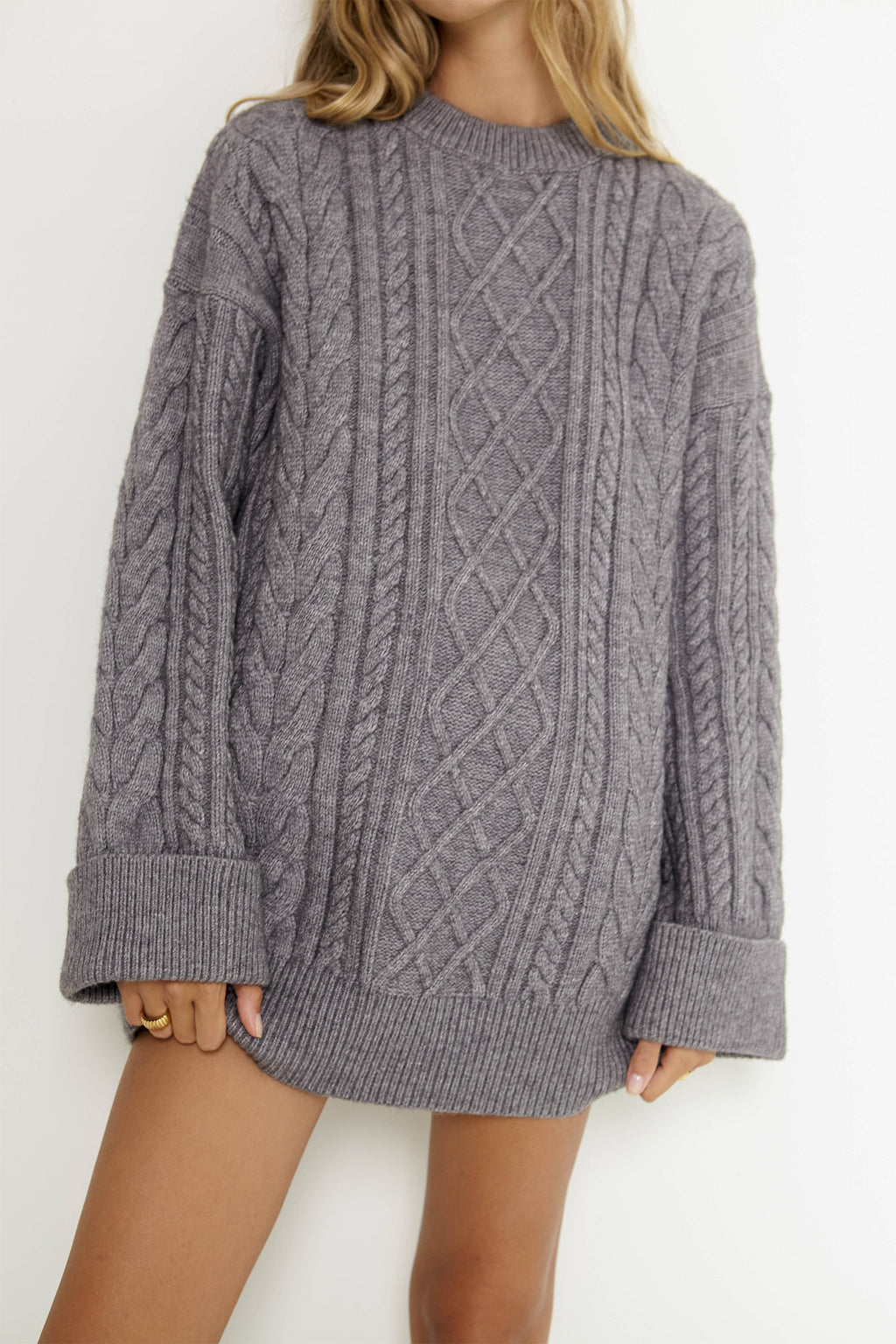 SNDYS Nellie Jumper Grey by Selfie Leslie