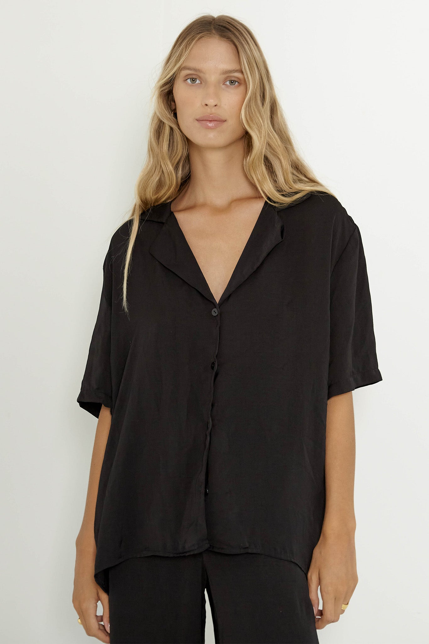 SNDYS Hallie Shirt Black by Selfie Leslie