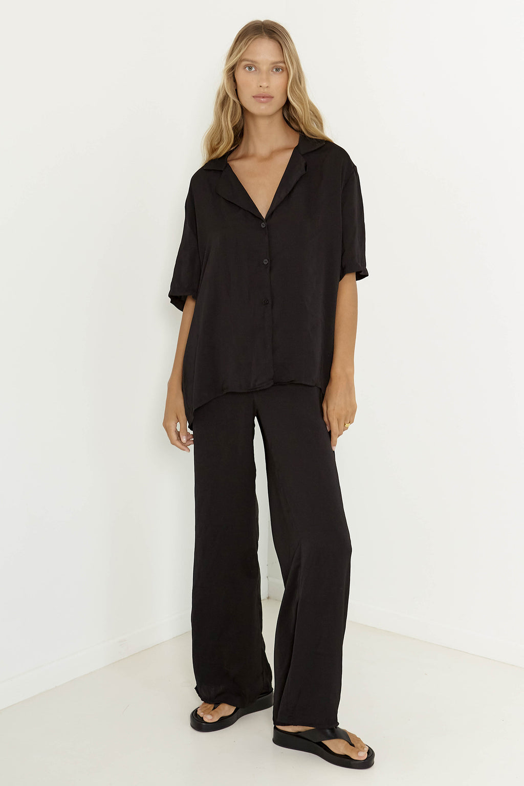 SNDYS Hallie Shirt Black by Selfie Leslie