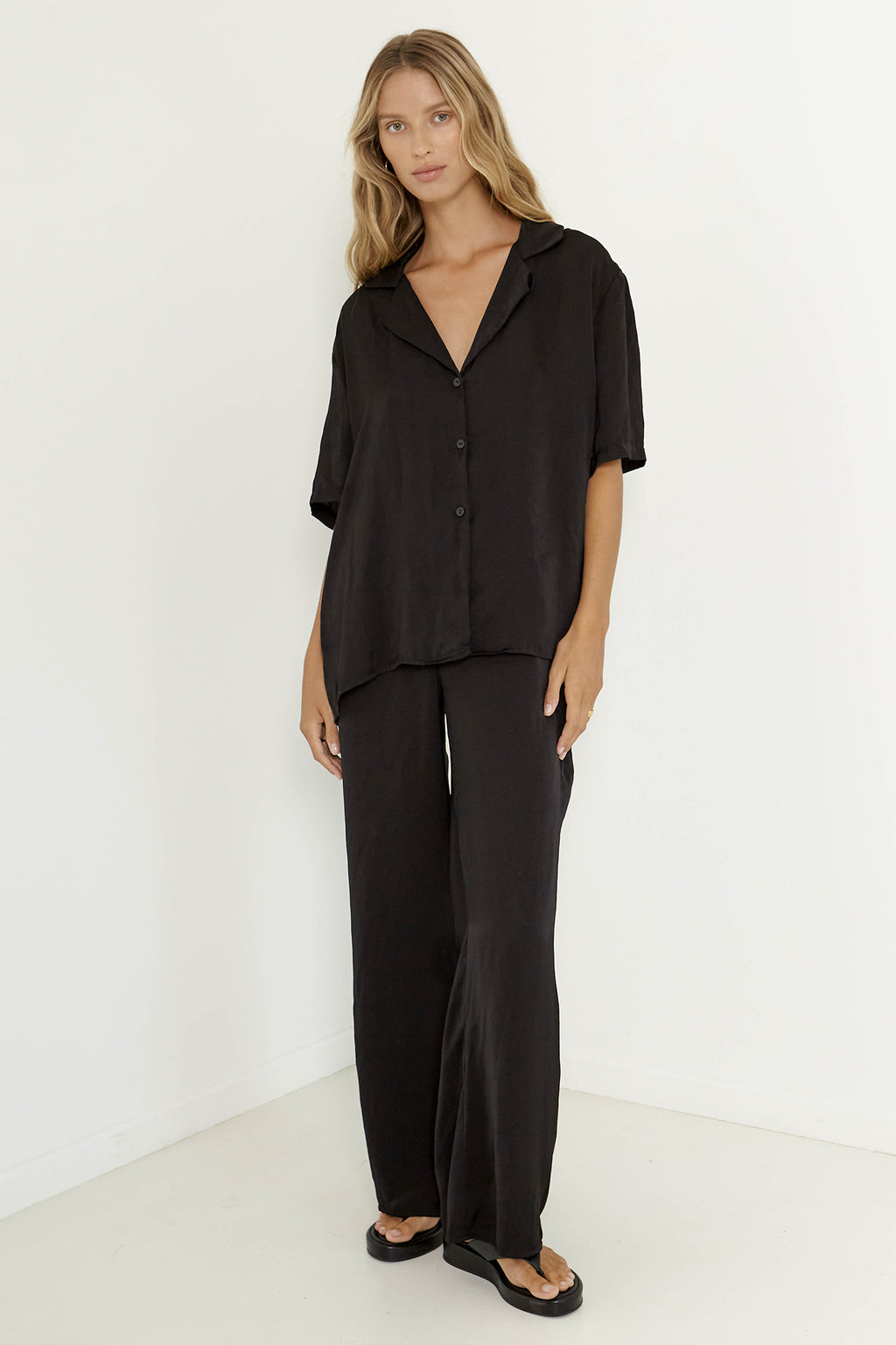 SNDYS Hallie Shirt Black by Selfie Leslie